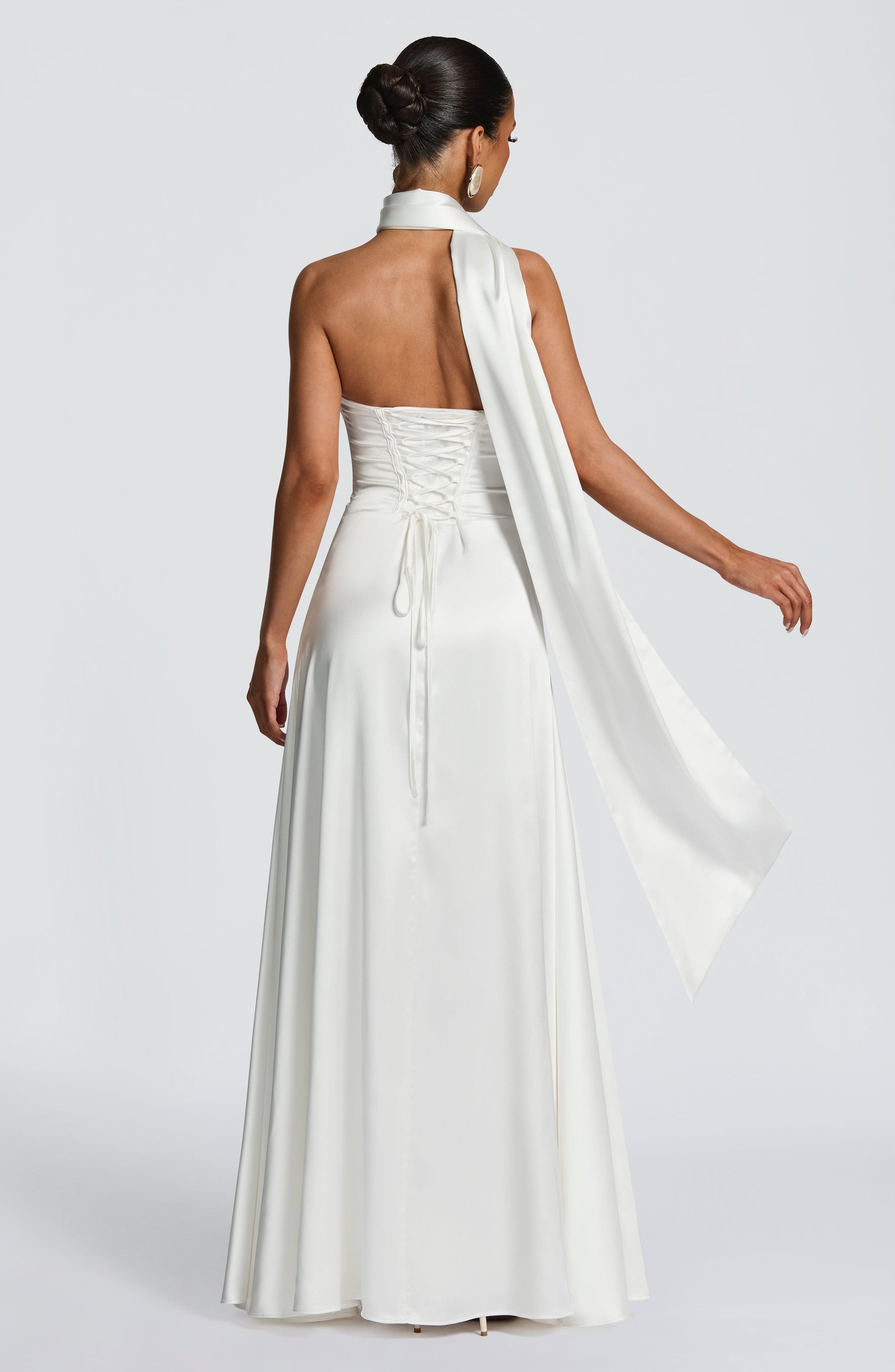 Morven Maxi Elbise - Fildişi