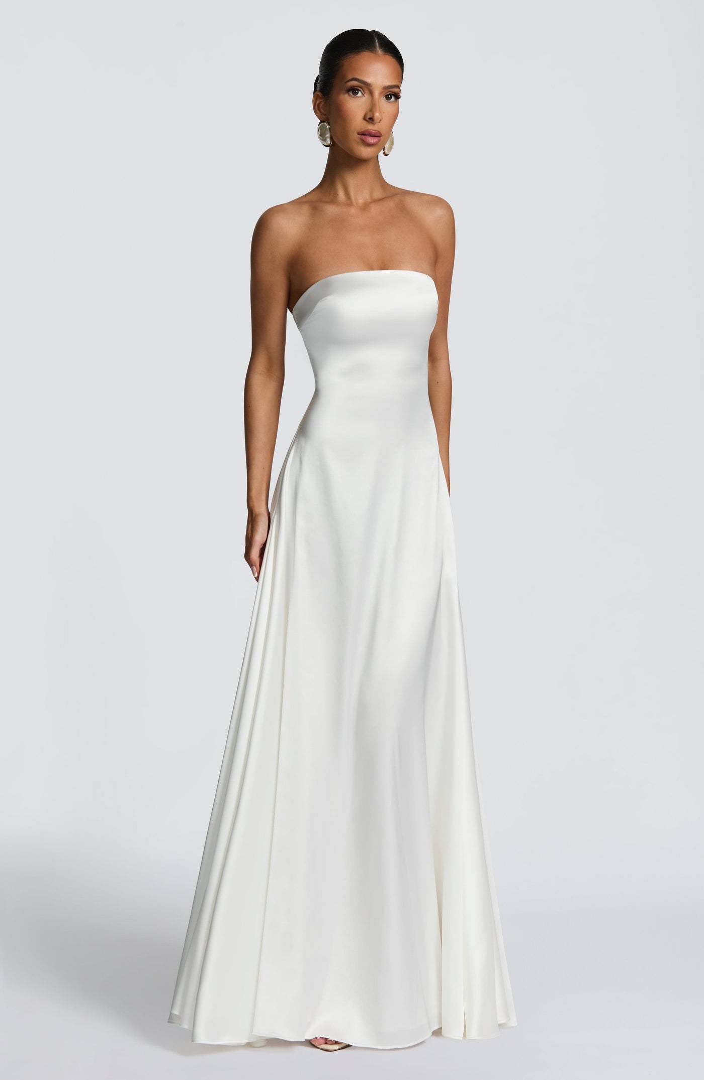 Morven Maxi Elbise - Fildişi