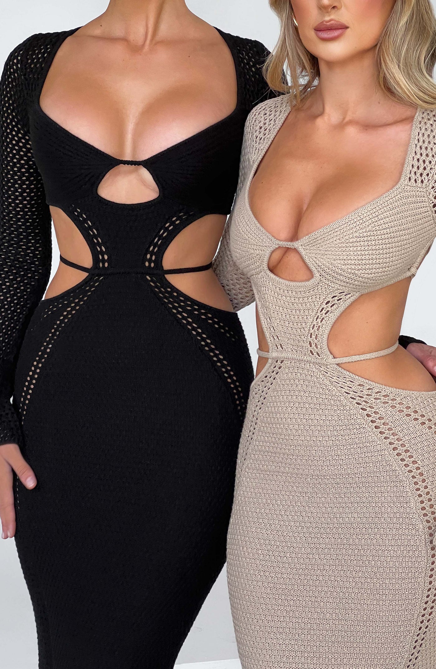 Nadine Maxi Elbise - Siyah