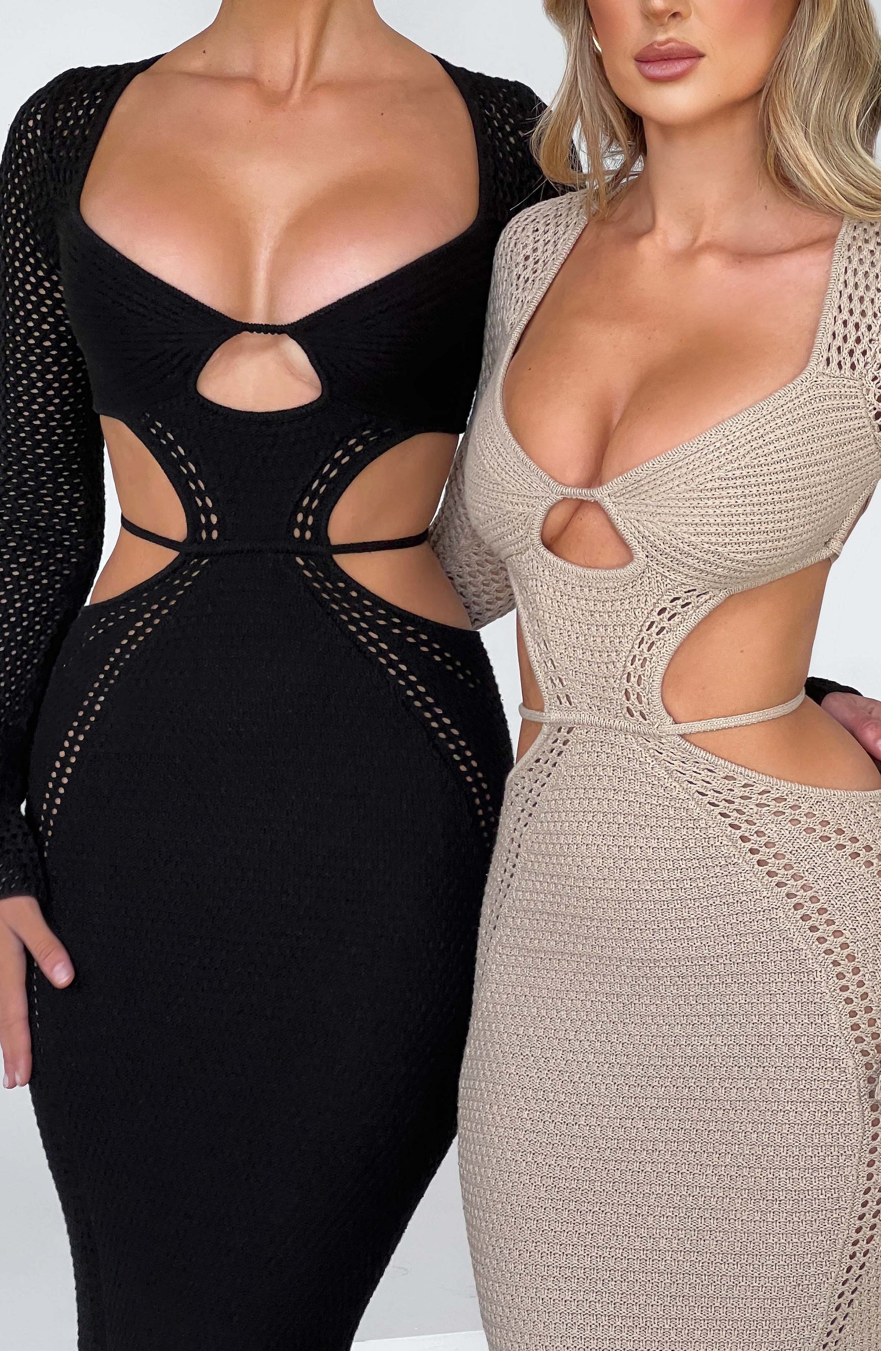 Nadine Maxi Elbise - Siyah