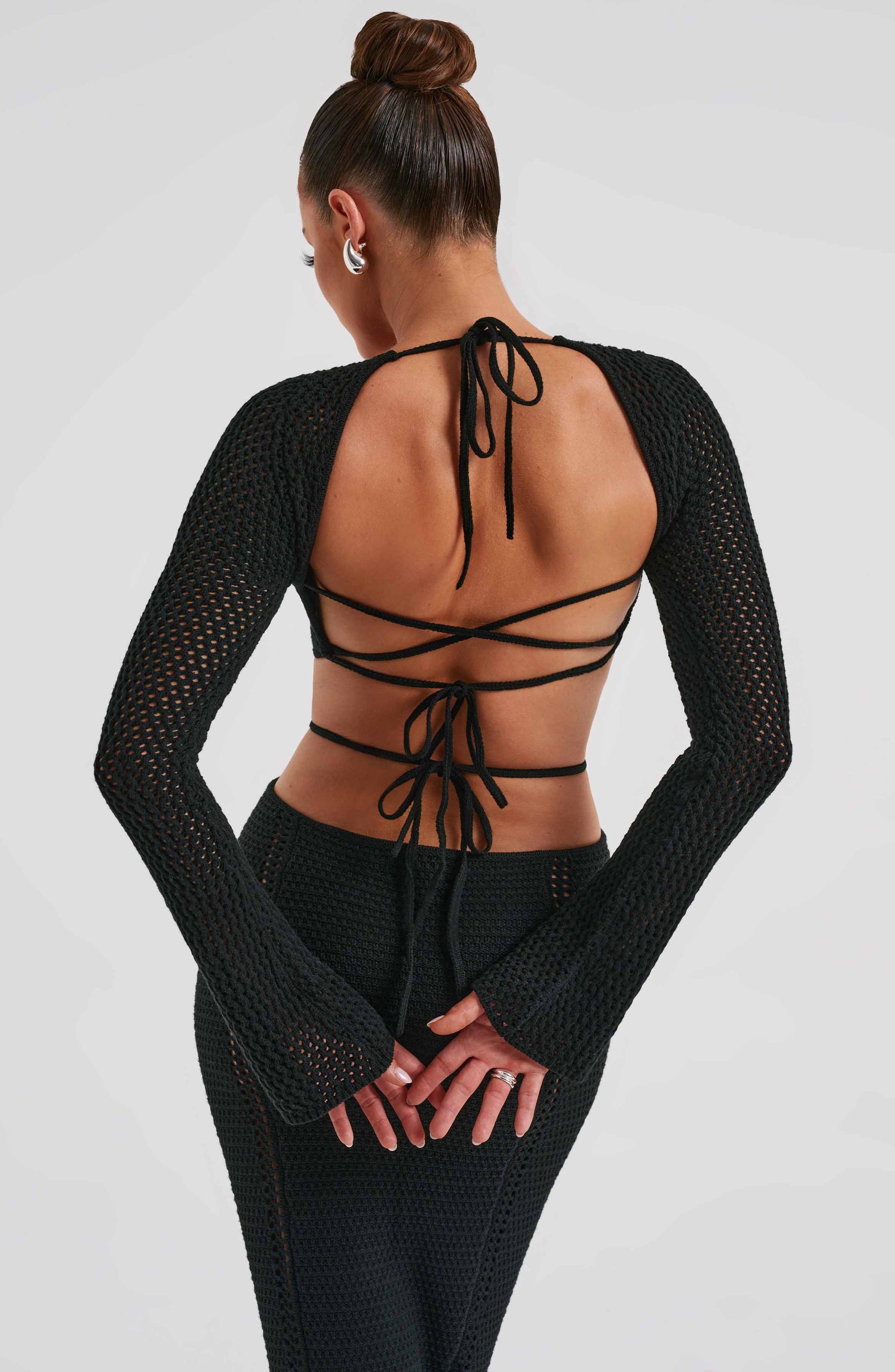 Nadine Maxi Elbise - Siyah