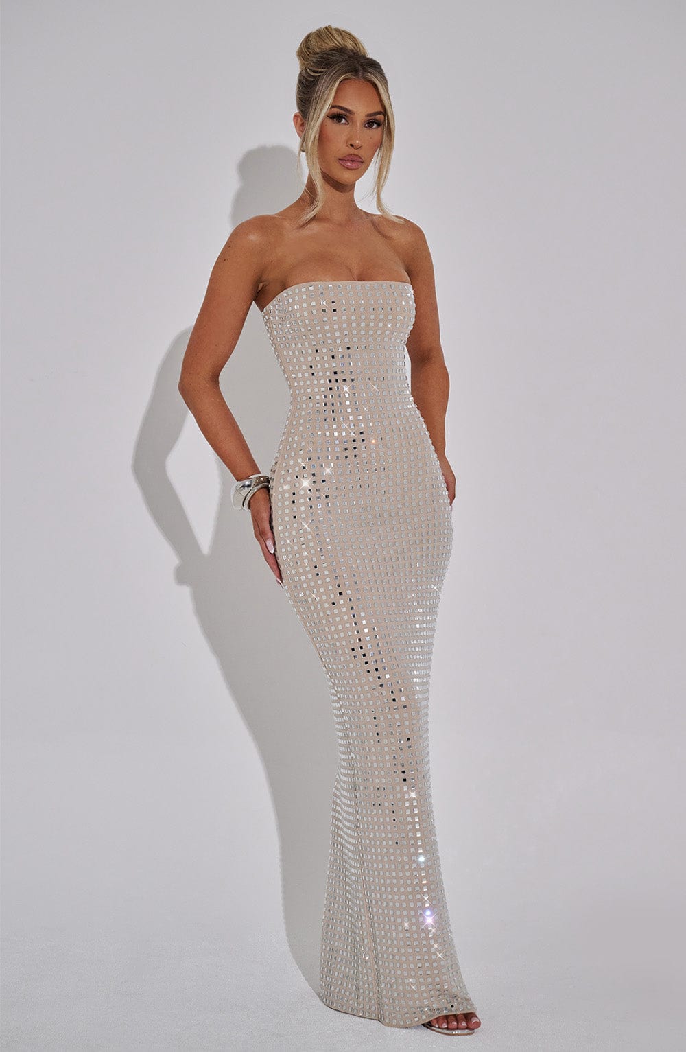 Neriah Maxi Elbise - Ten Rengi