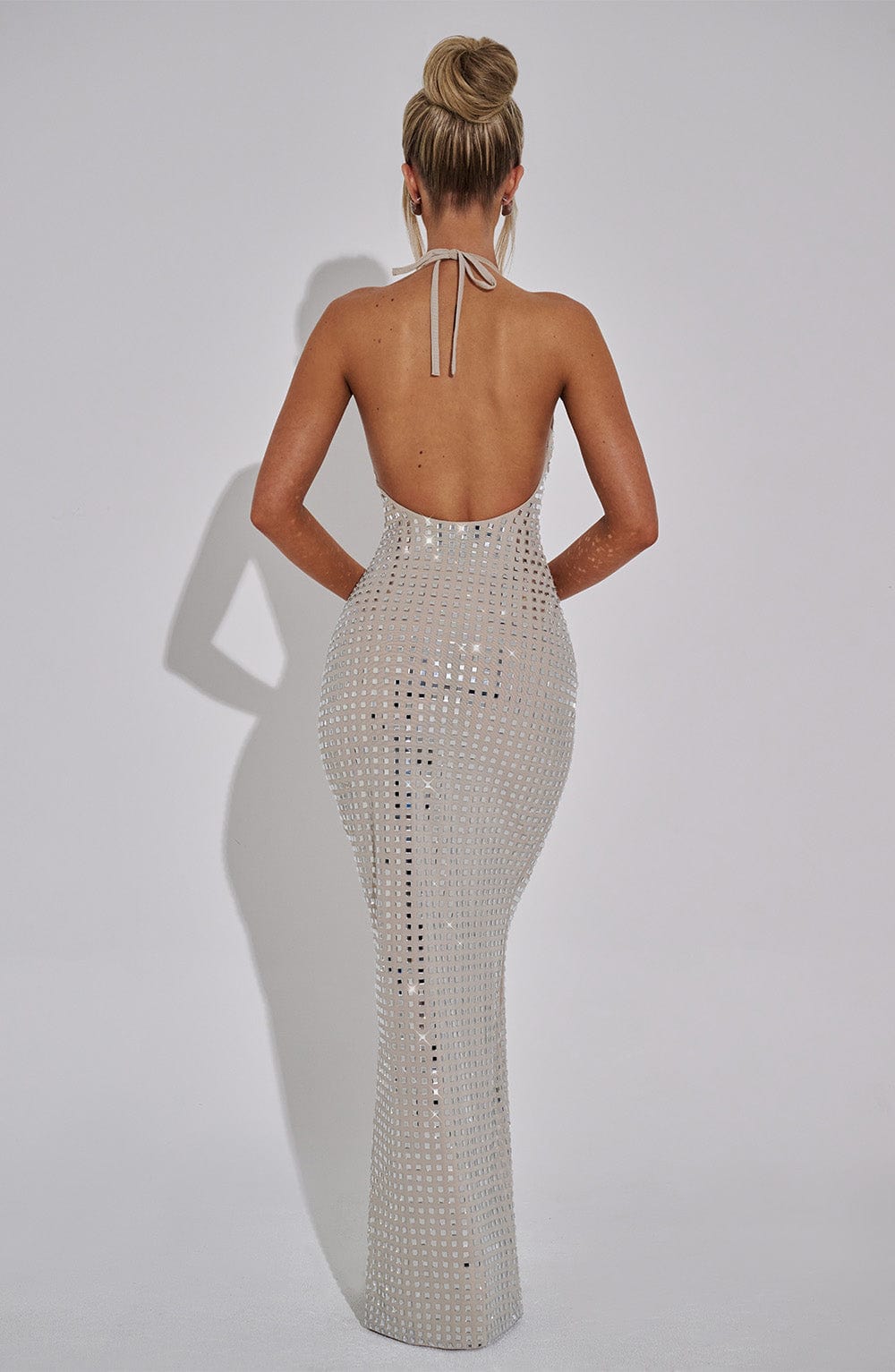 Odessa Maxi Elbise - Ten Rengi