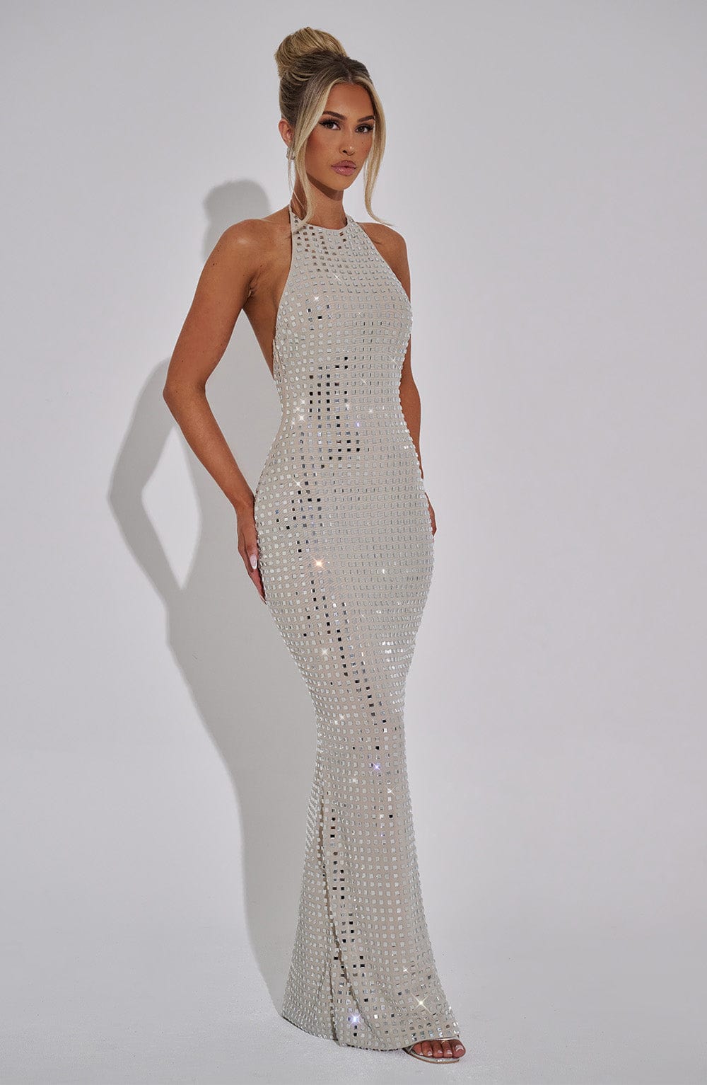 Odessa Maxi Elbise - Ten Rengi