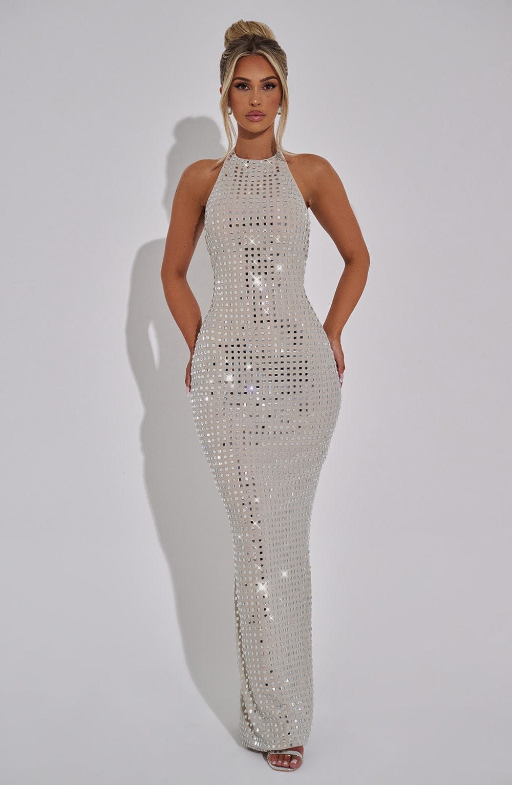 Odessa Maxi Elbise - Ten Rengi