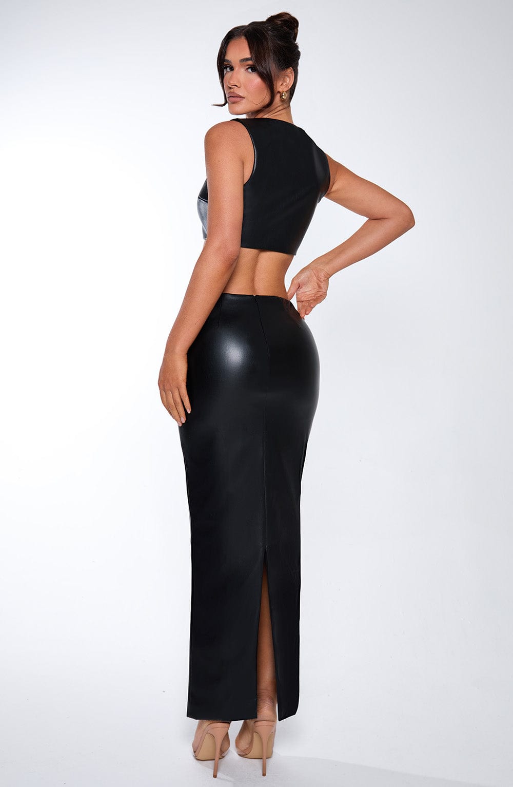 Odetta Maxi Etek - Siyah