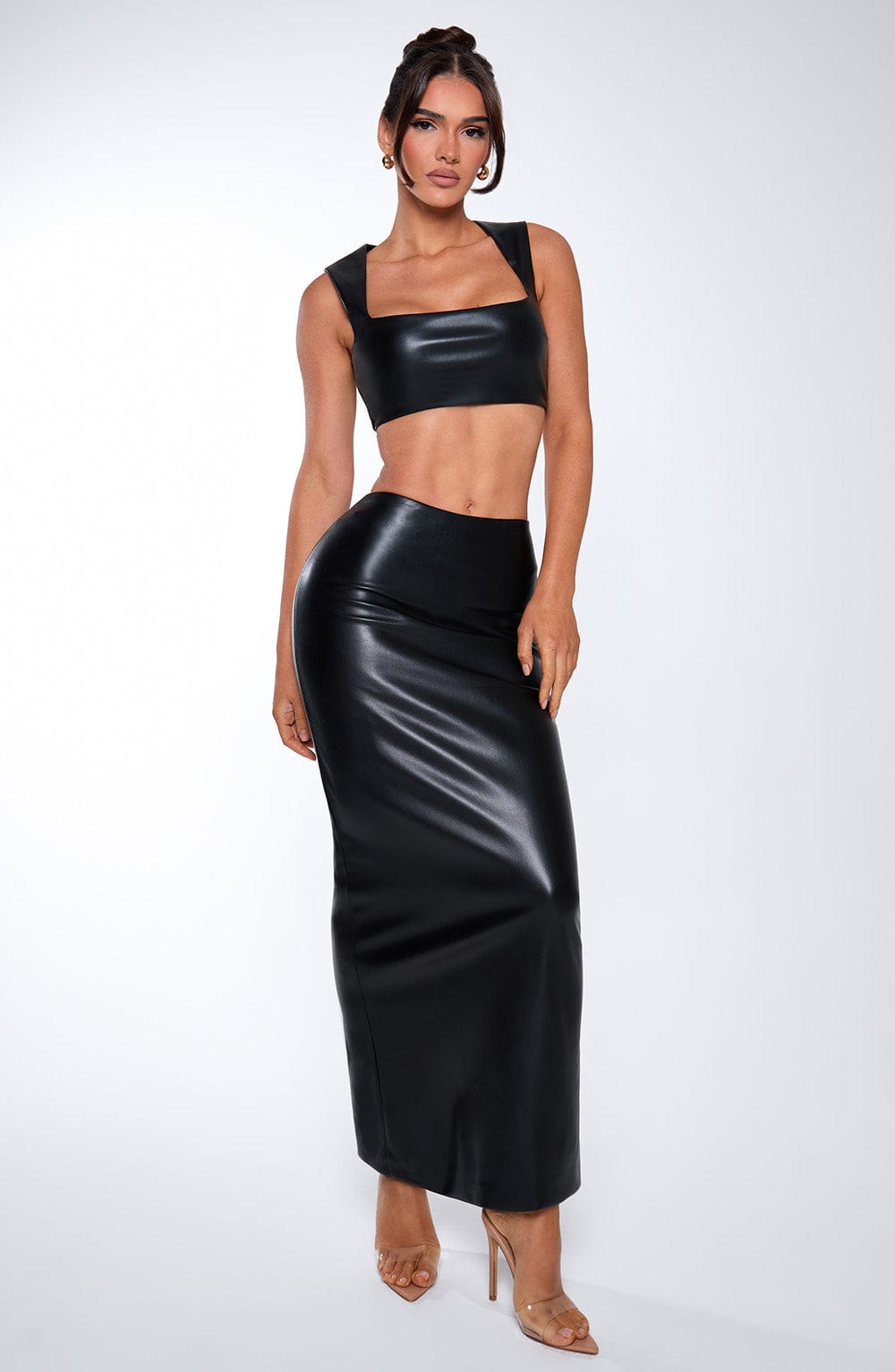 Odetta Maxi Etek - Siyah