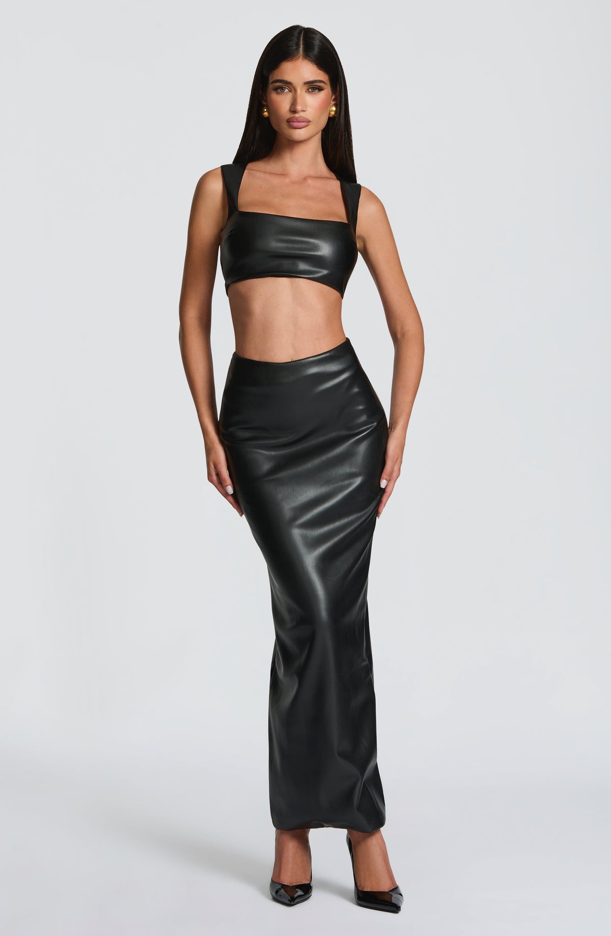 Odetta Maxi Etek - Siyah