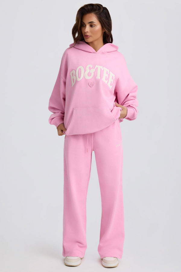 Bebek Pembesi Büyük Boy Kapüşonlu Sweatshirt