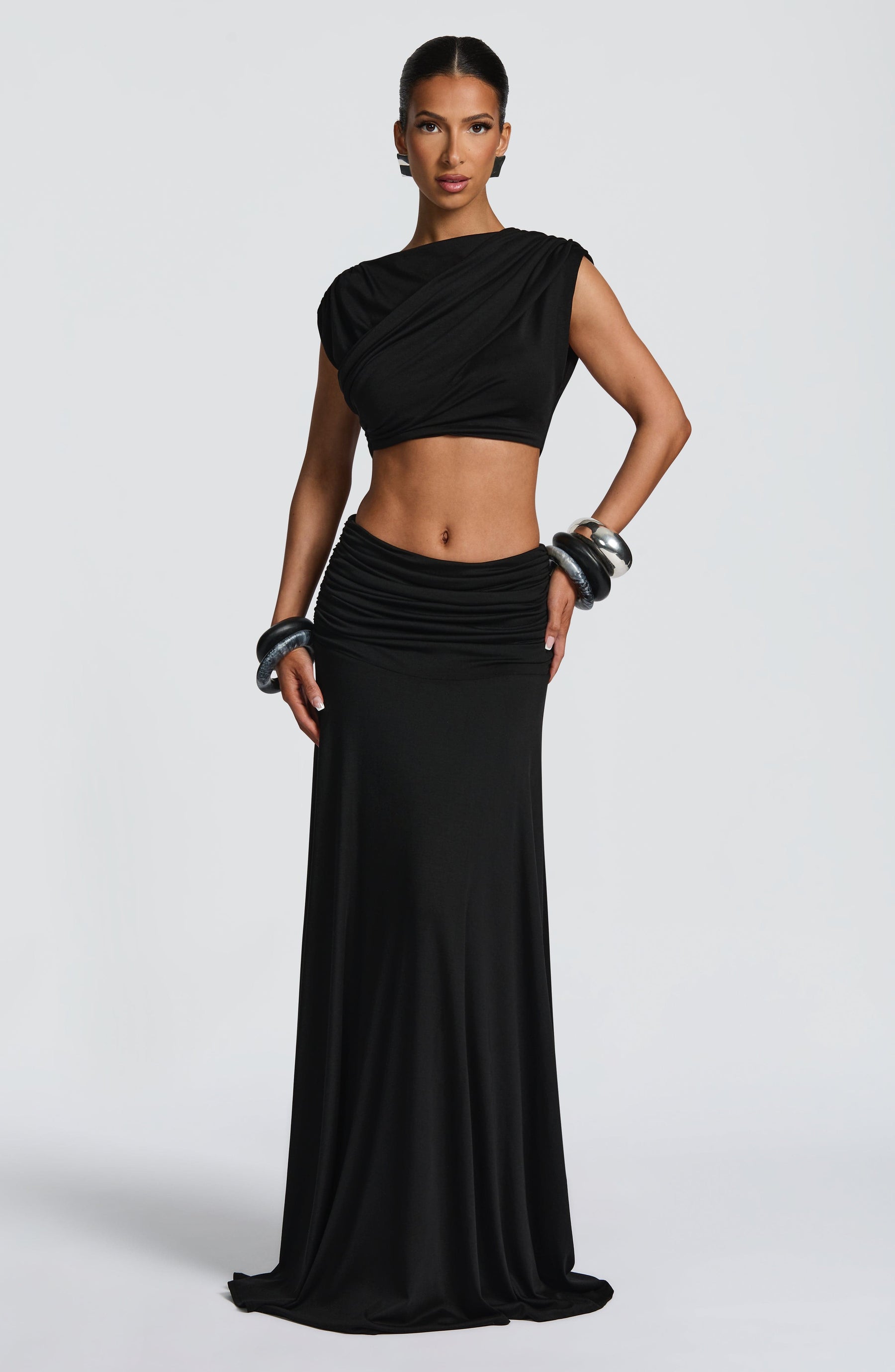 Paige Maxi Etek - Siyah