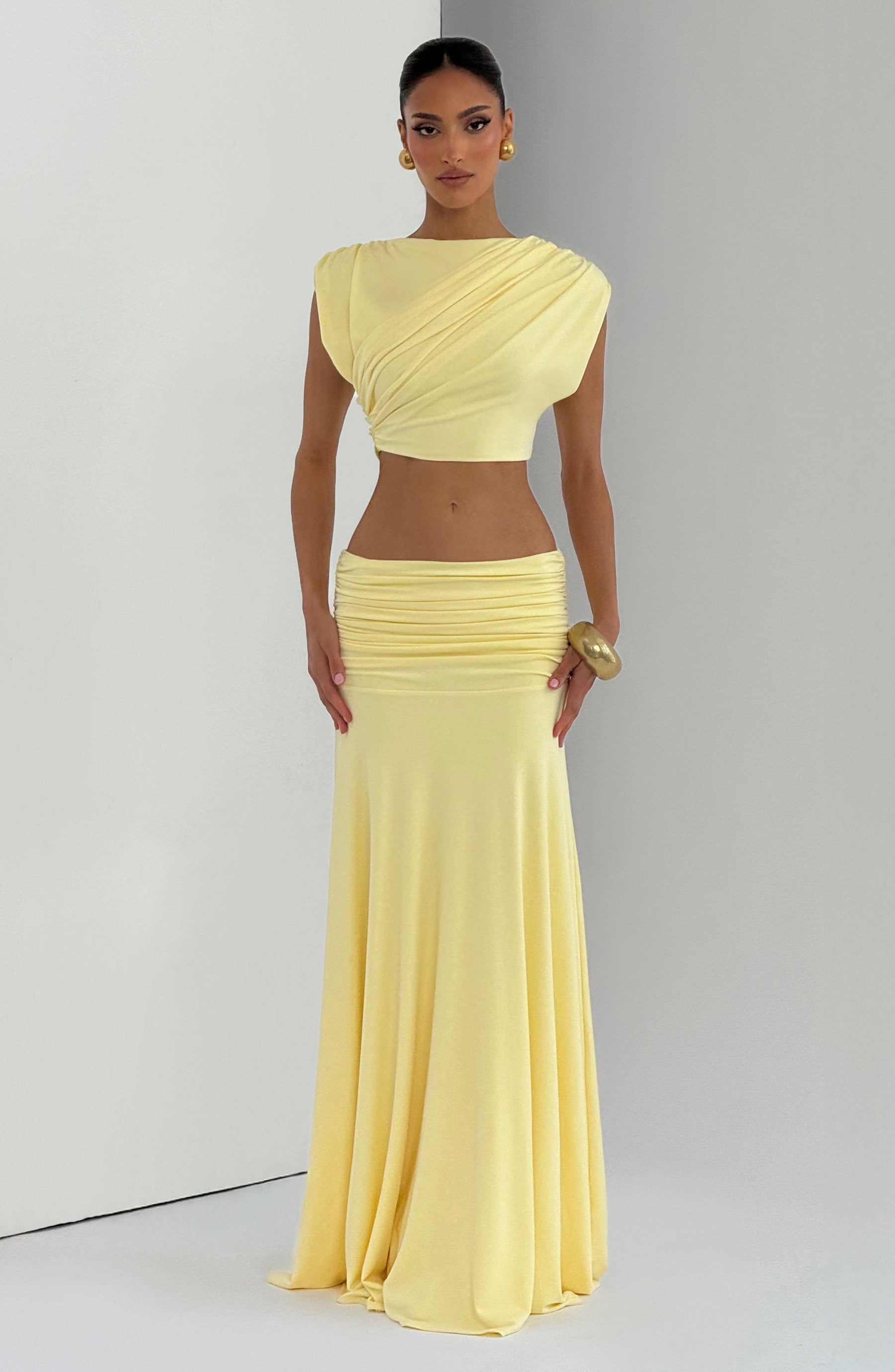 Paige Maxi Etek - Limon