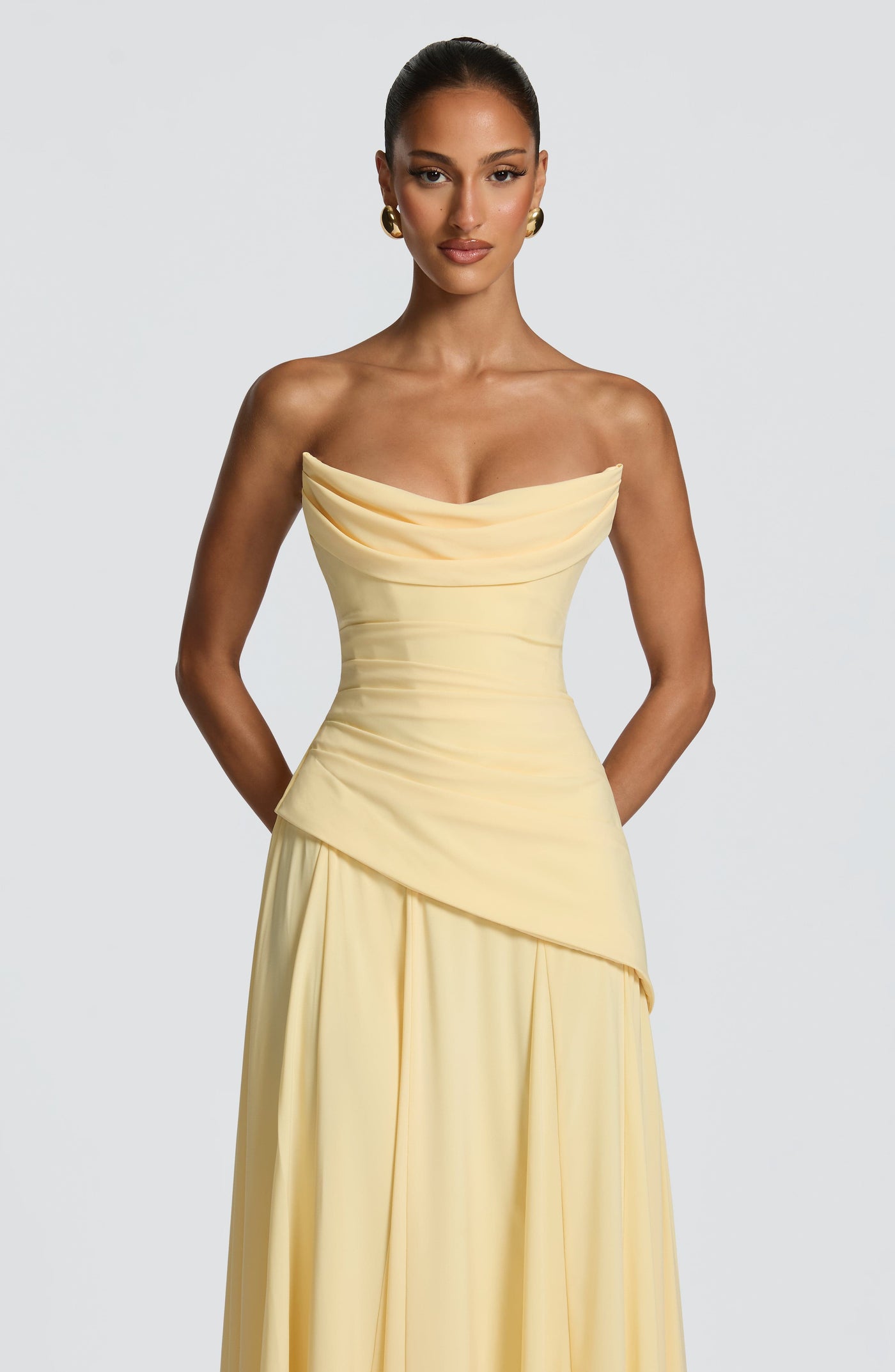 Patricia Maxi Elbise - Limon