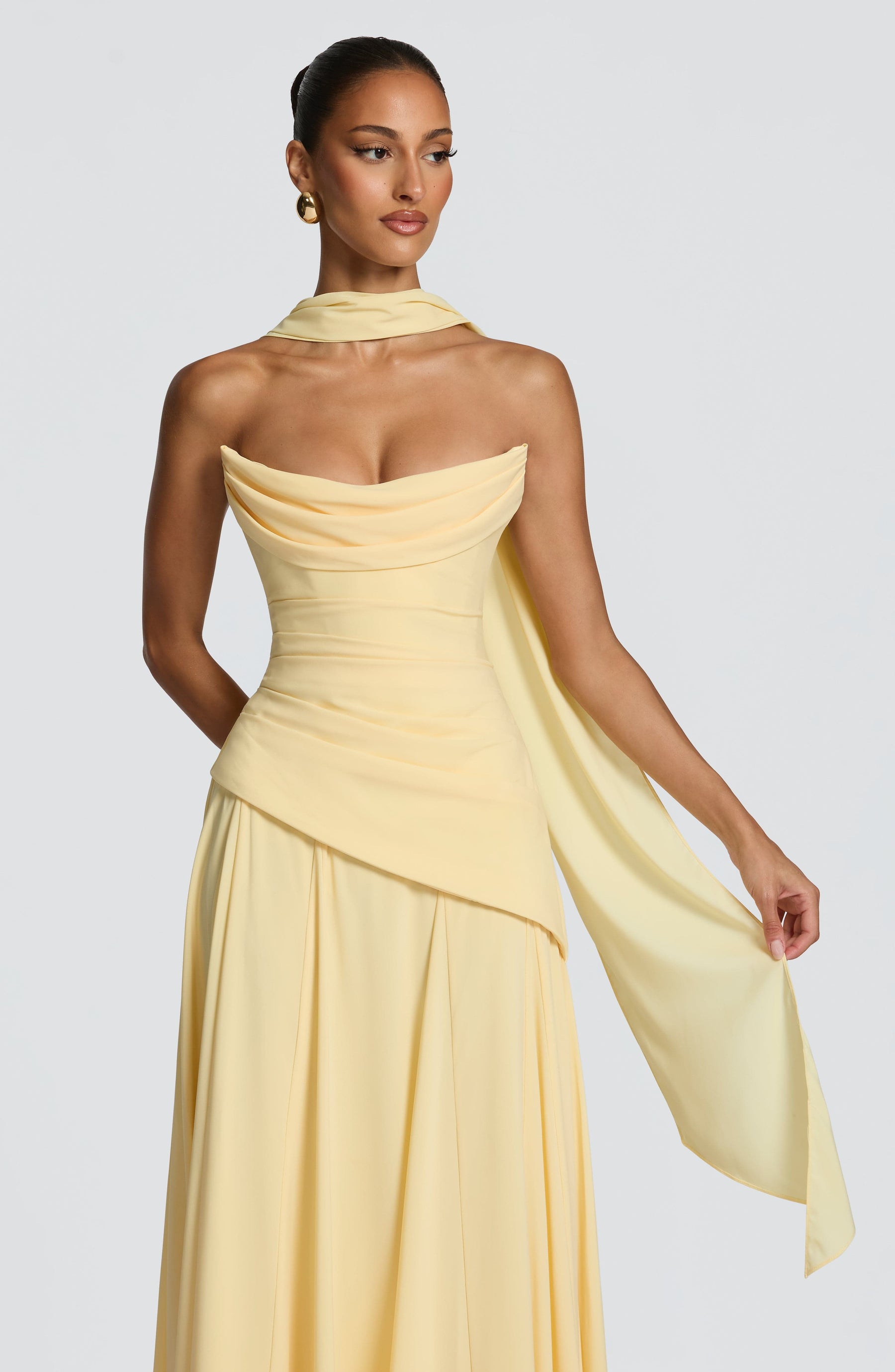 Patricia Maxi Elbise - Limon