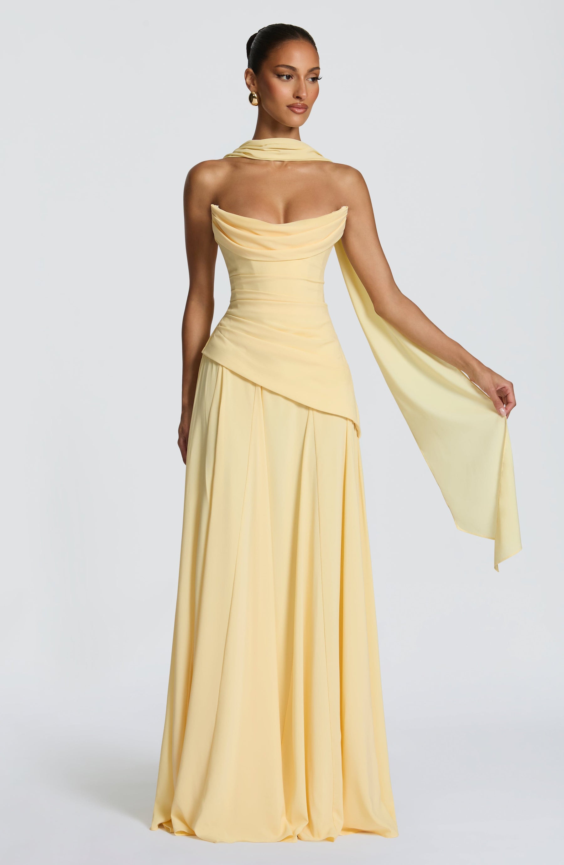 Patricia Maxi Elbise - Limon