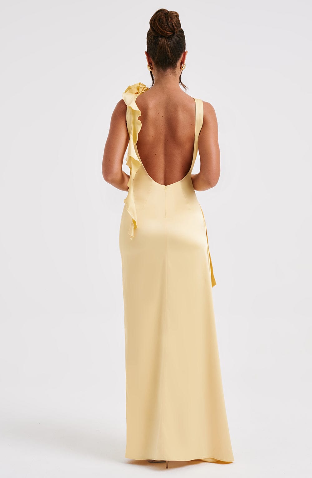 Peggy Maxi Elbise - Limon