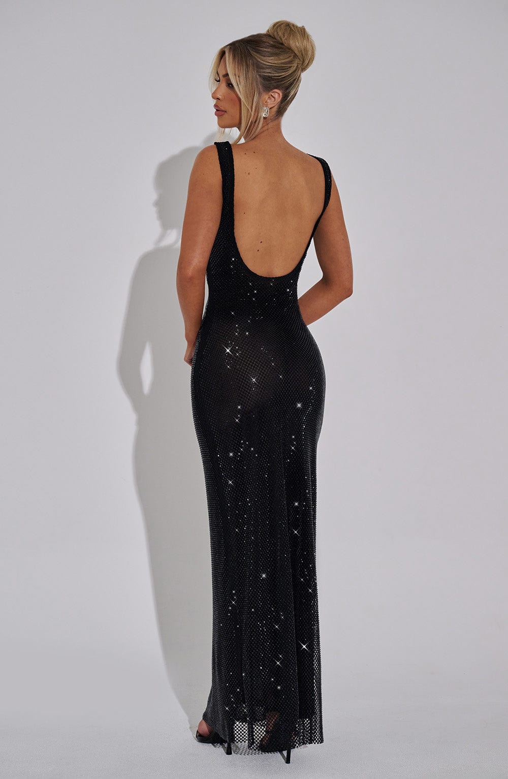 Petra Maxi Elbise - Siyah