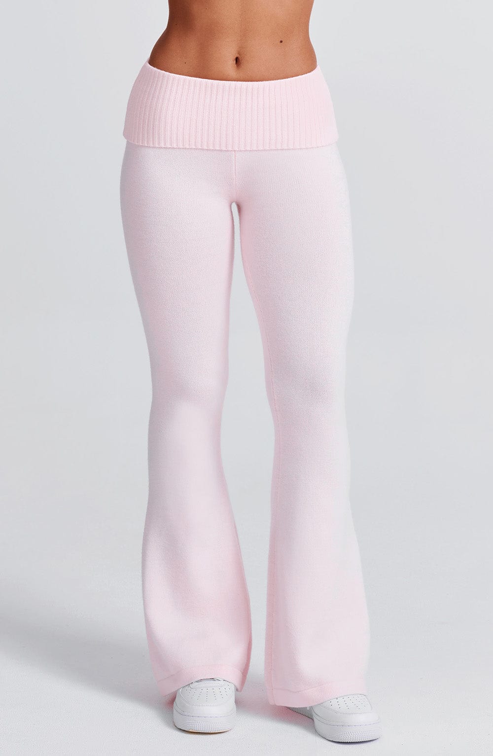 Portia Örme Pantolon - Pembe