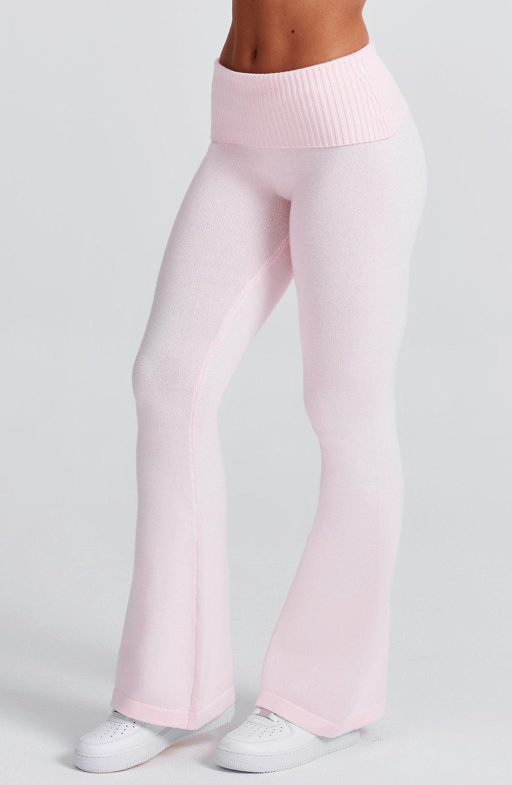 Portia Örme Pantolon - Pembe