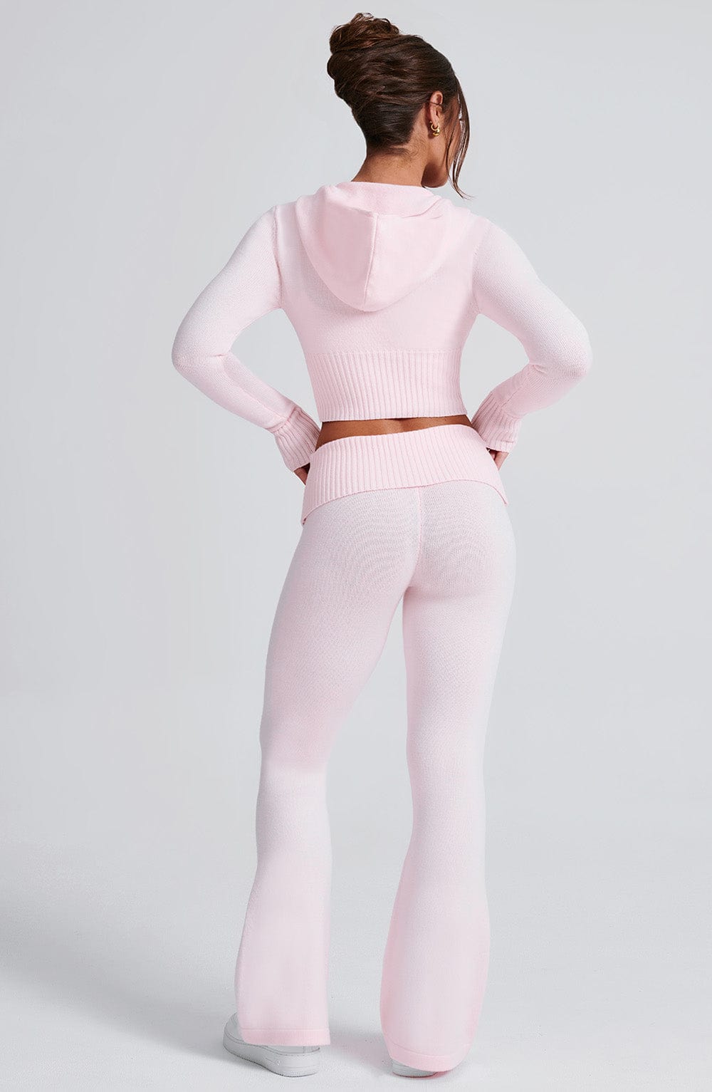 Portia Örme Pantolon - Pembe
