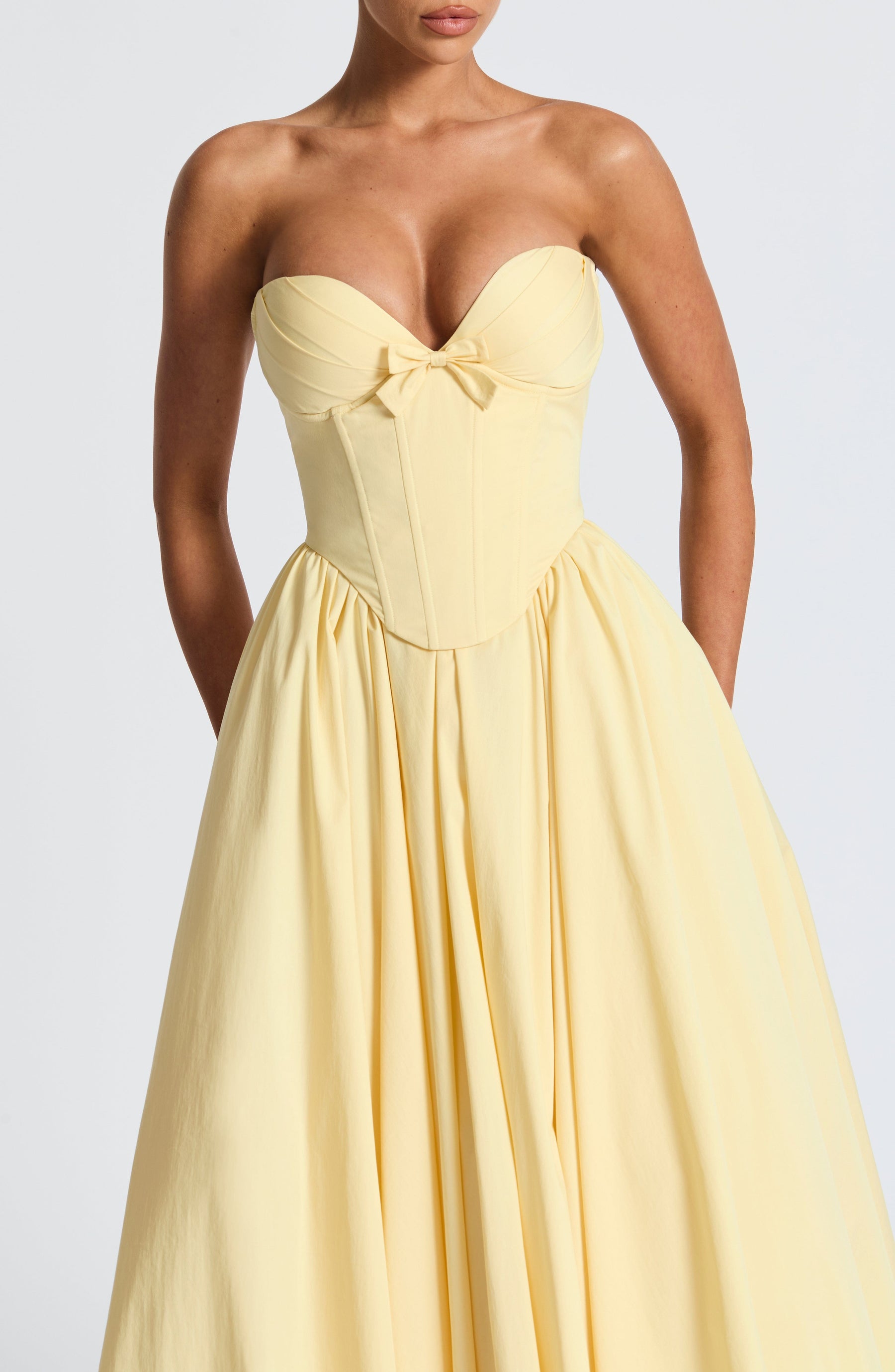 Prim Midi Elbise - Limon
