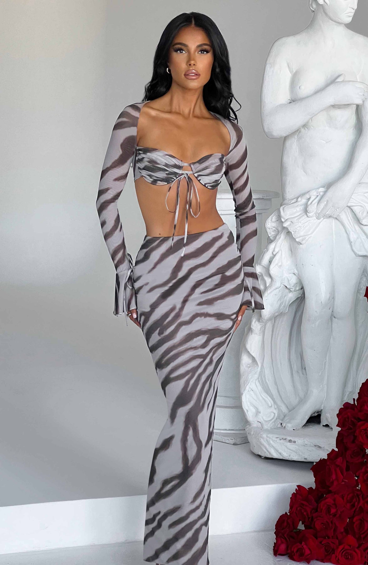 Priscilla Bluz - Zebra Desenli