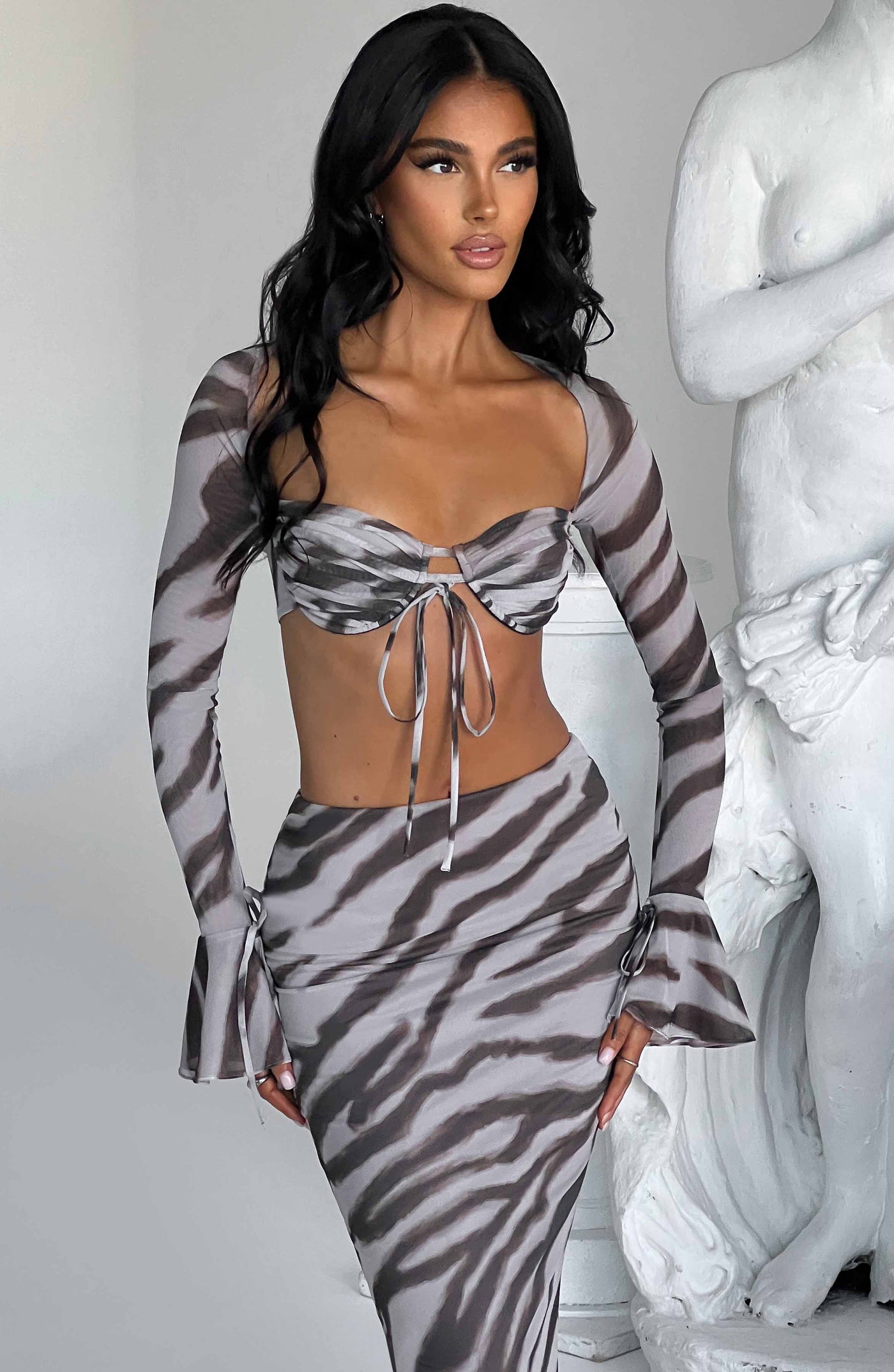 Priscilla Bluz - Zebra Desenli