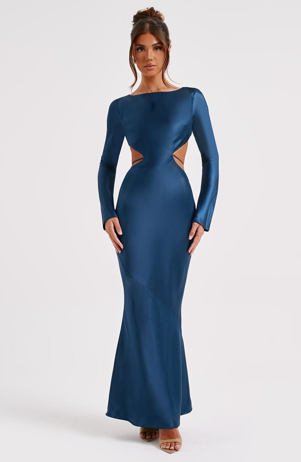 Rafi Maxi Elbise - Turkuaz