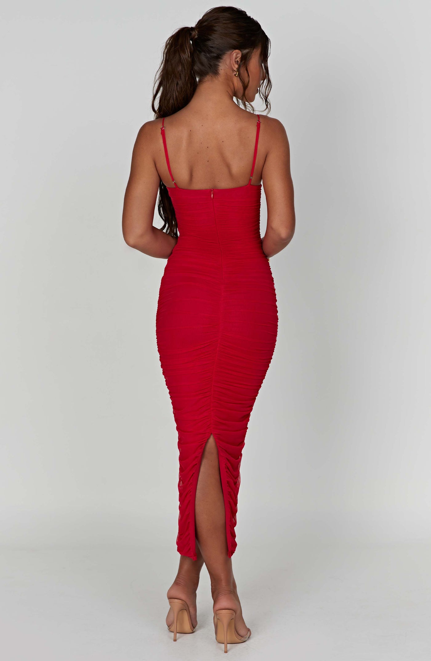 Rochelle Maxi Elbise - Kırmızı
