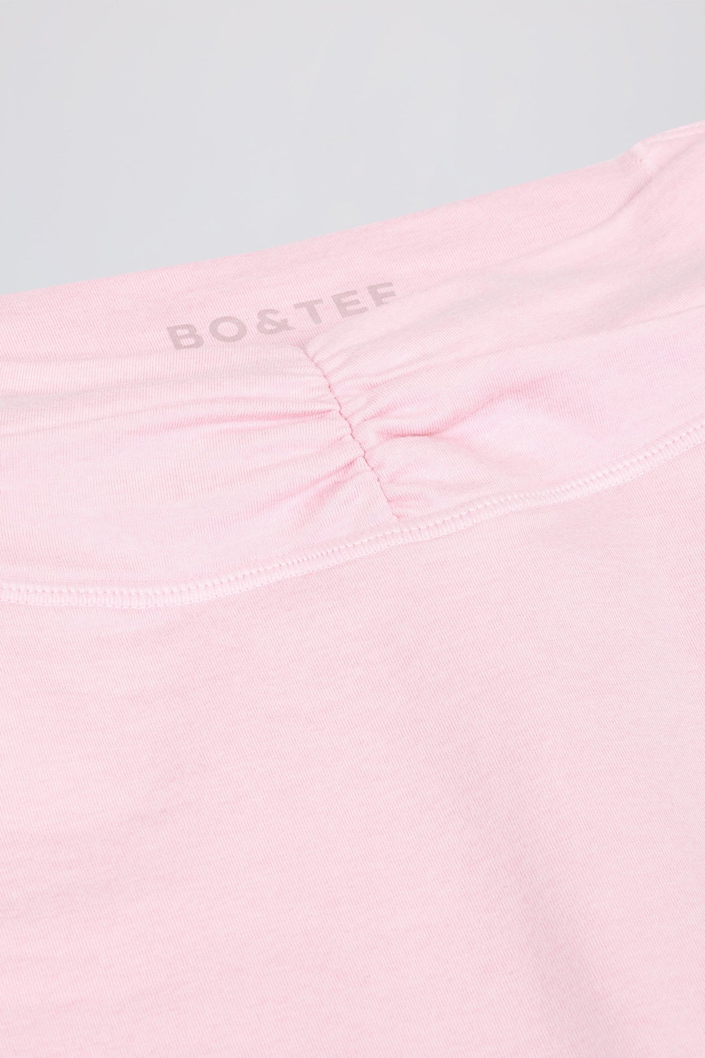 Soluk Pembe Marl Dantelli Mini Şort