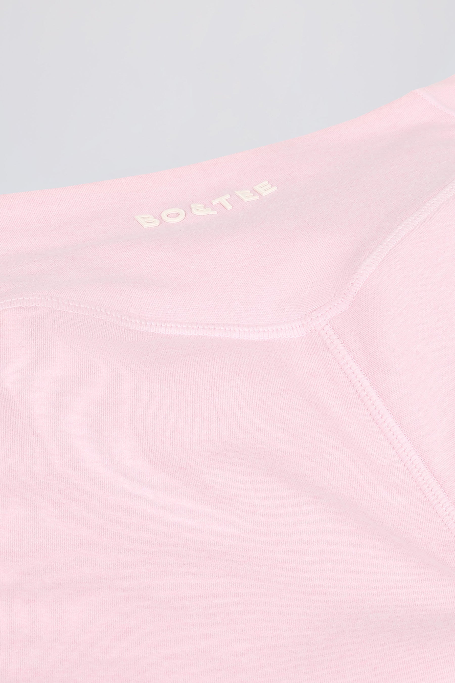 Soluk Pembe Marl Dantelli Mini Şort