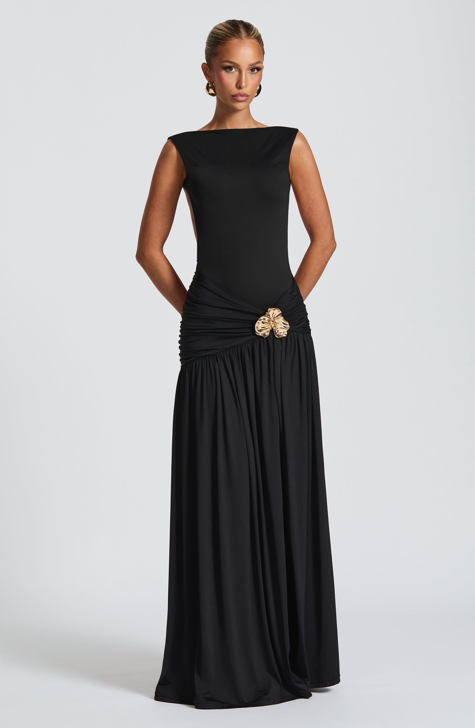 Saira Maxi Etek - Siyah