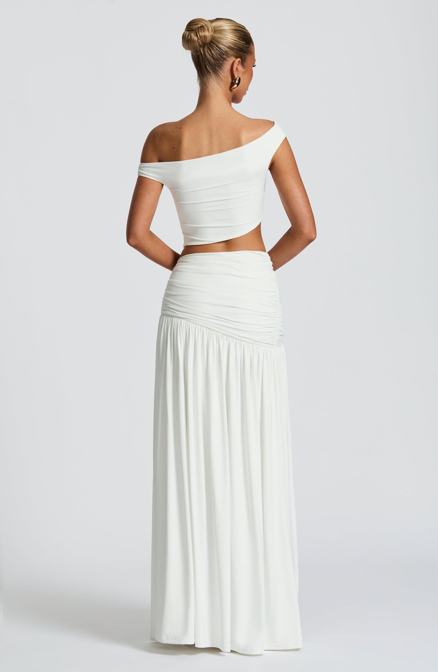 Saira Maxi Etek - Beyaz