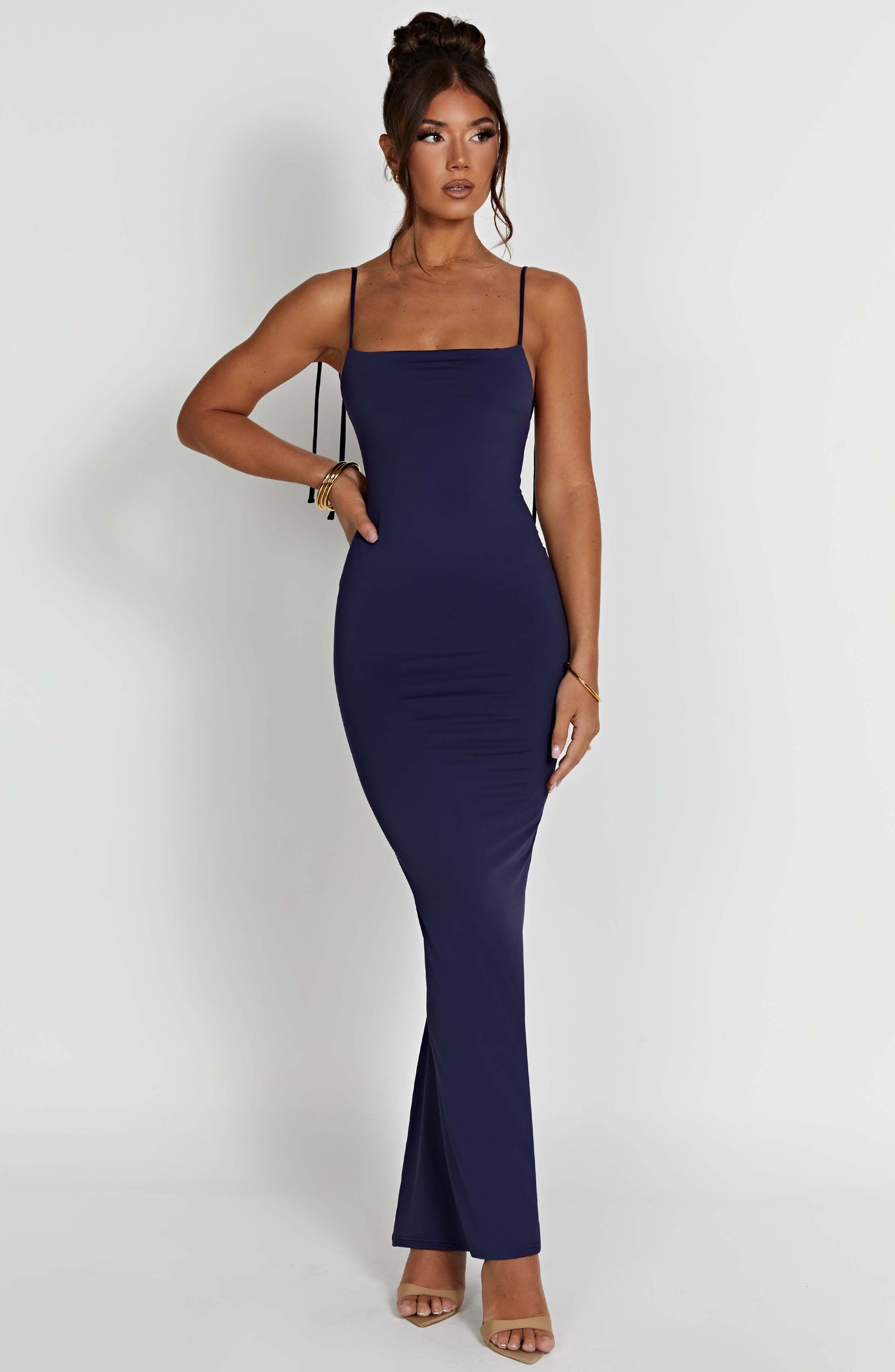Sanya Maxi Elbise - Lacivert