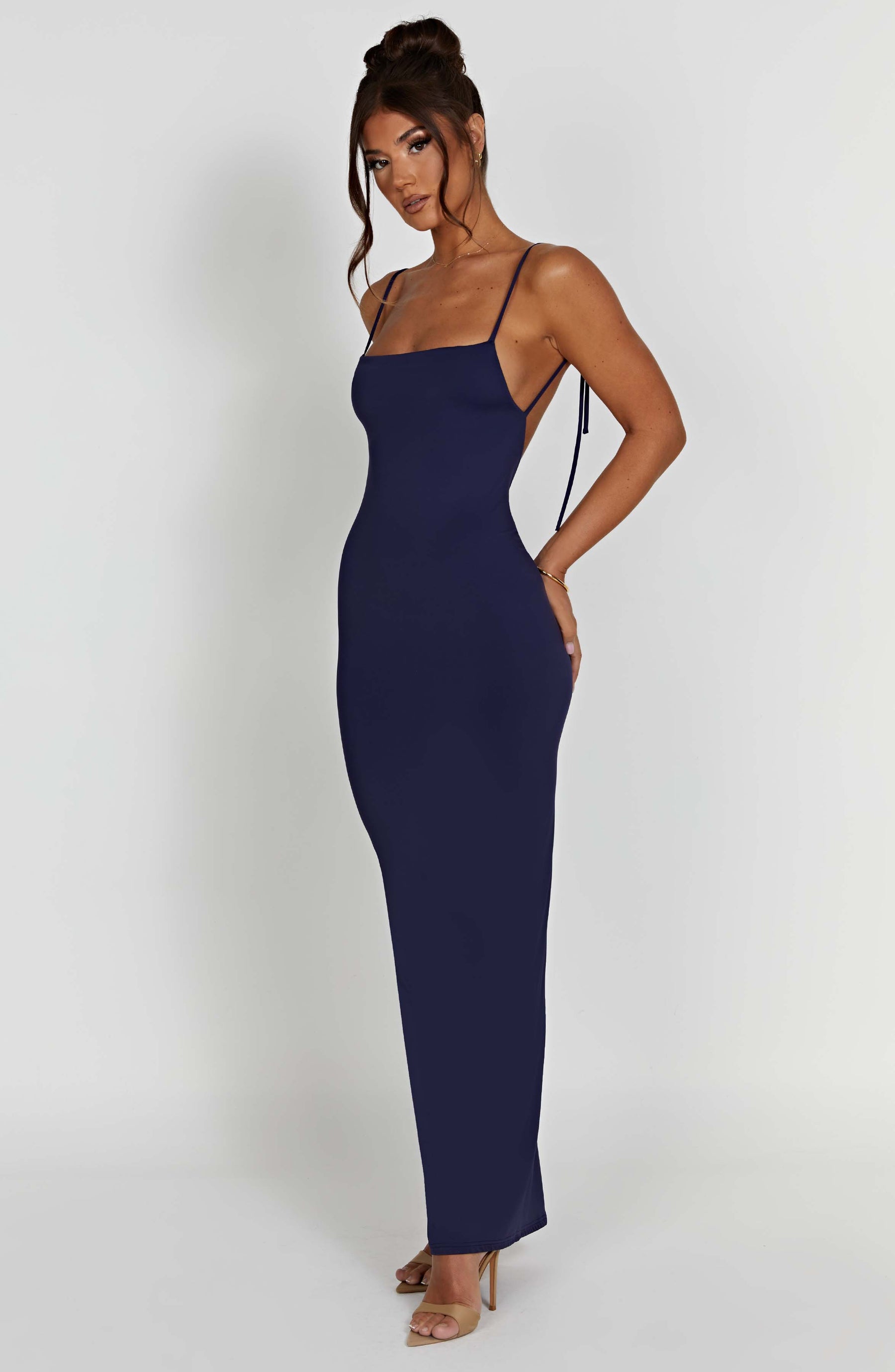 Sanya Maxi Elbise - Lacivert