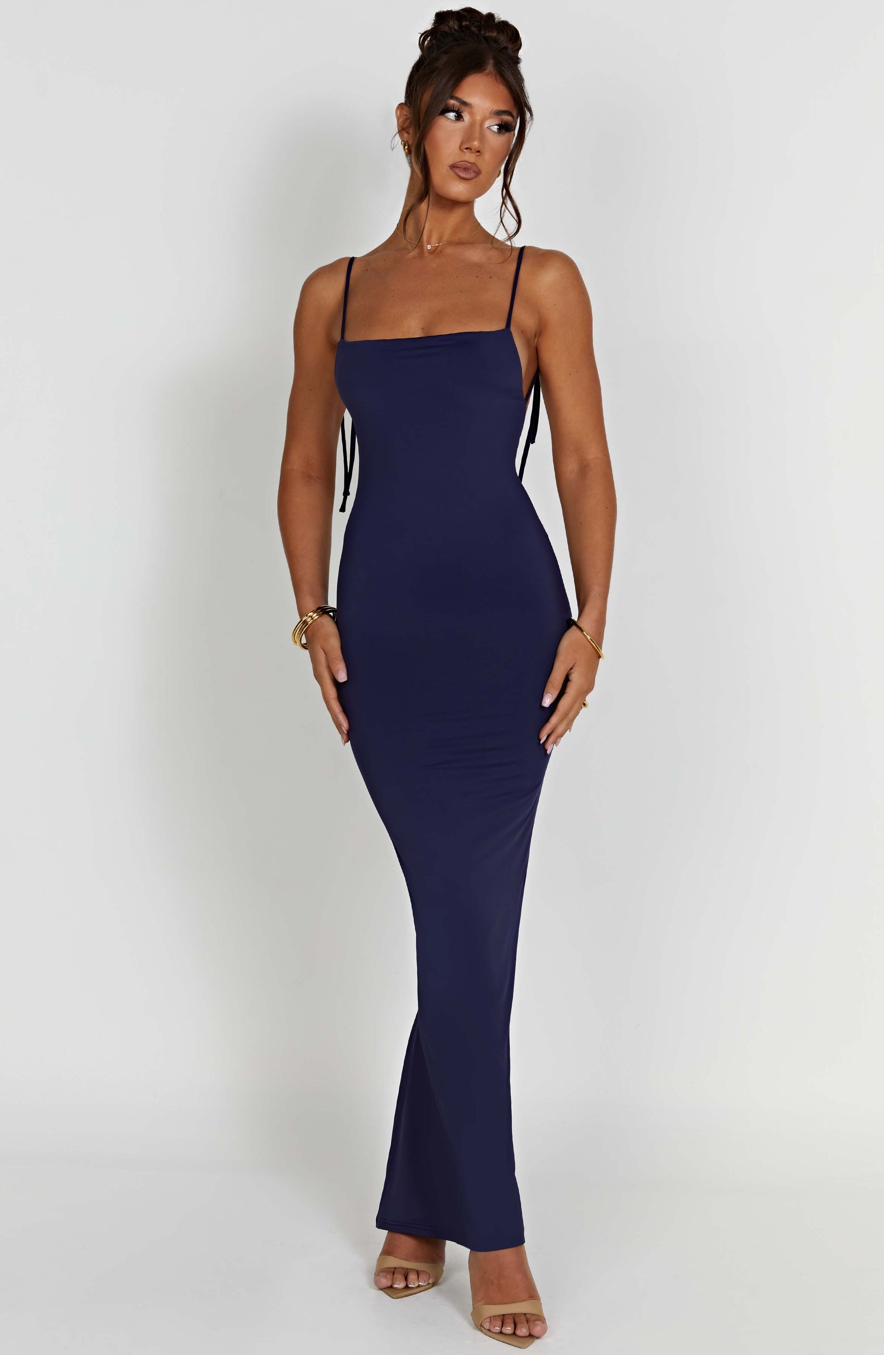 Sanya Maxi Elbise - Lacivert