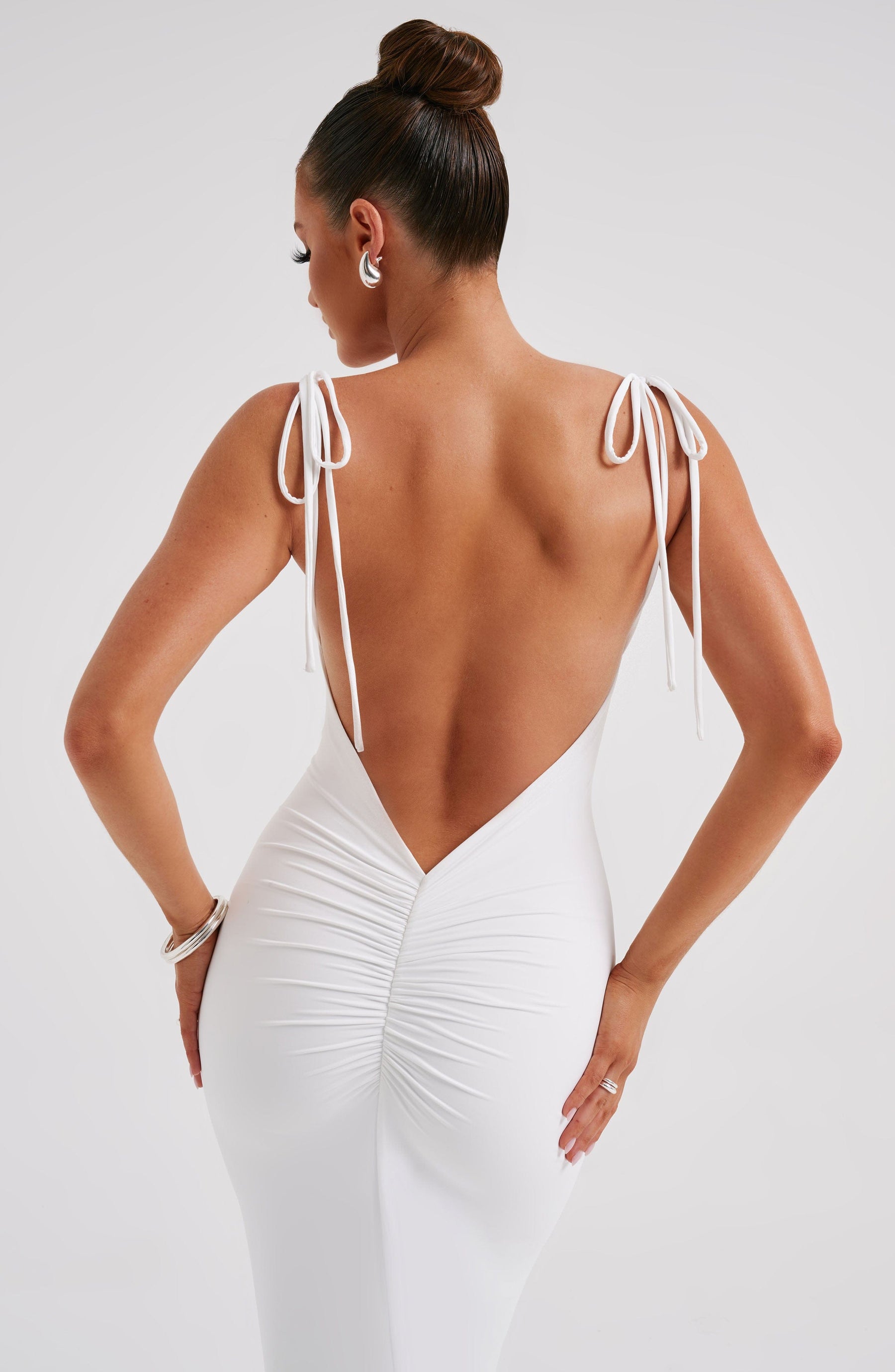 Sanya Maxi Elbise - Beyaz