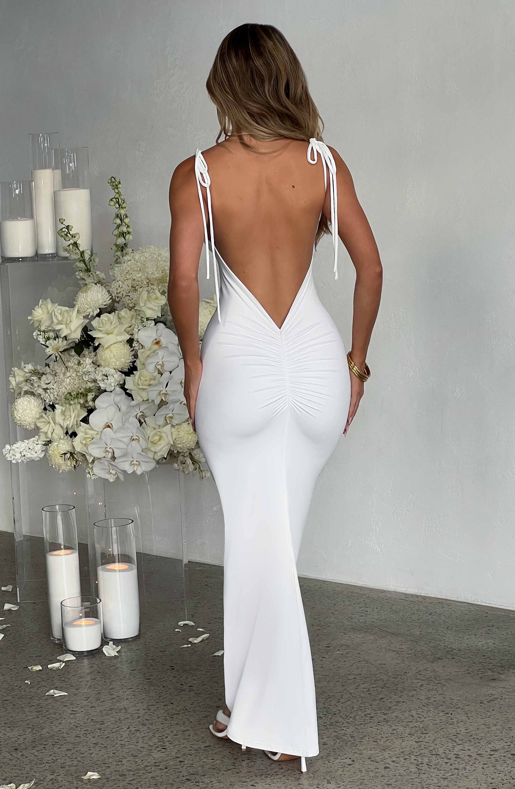 Sanya Maxi Elbise - Beyaz