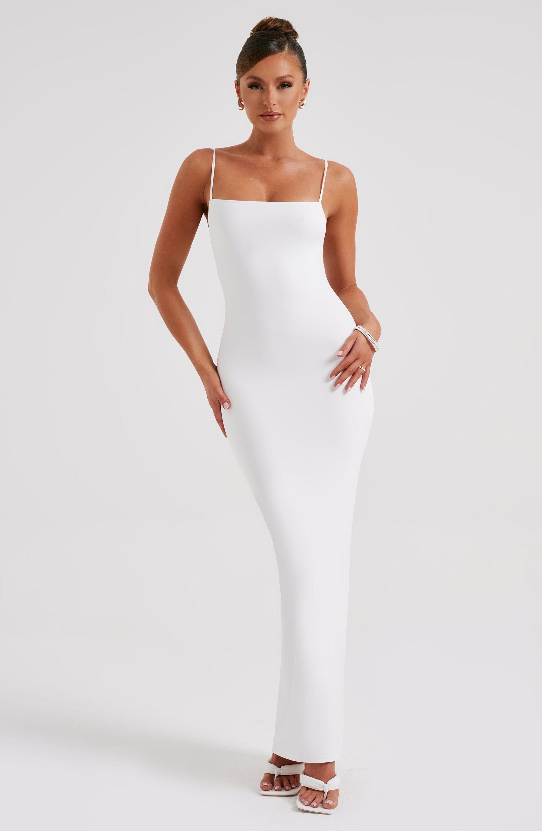 Sanya Maxi Elbise - Beyaz
