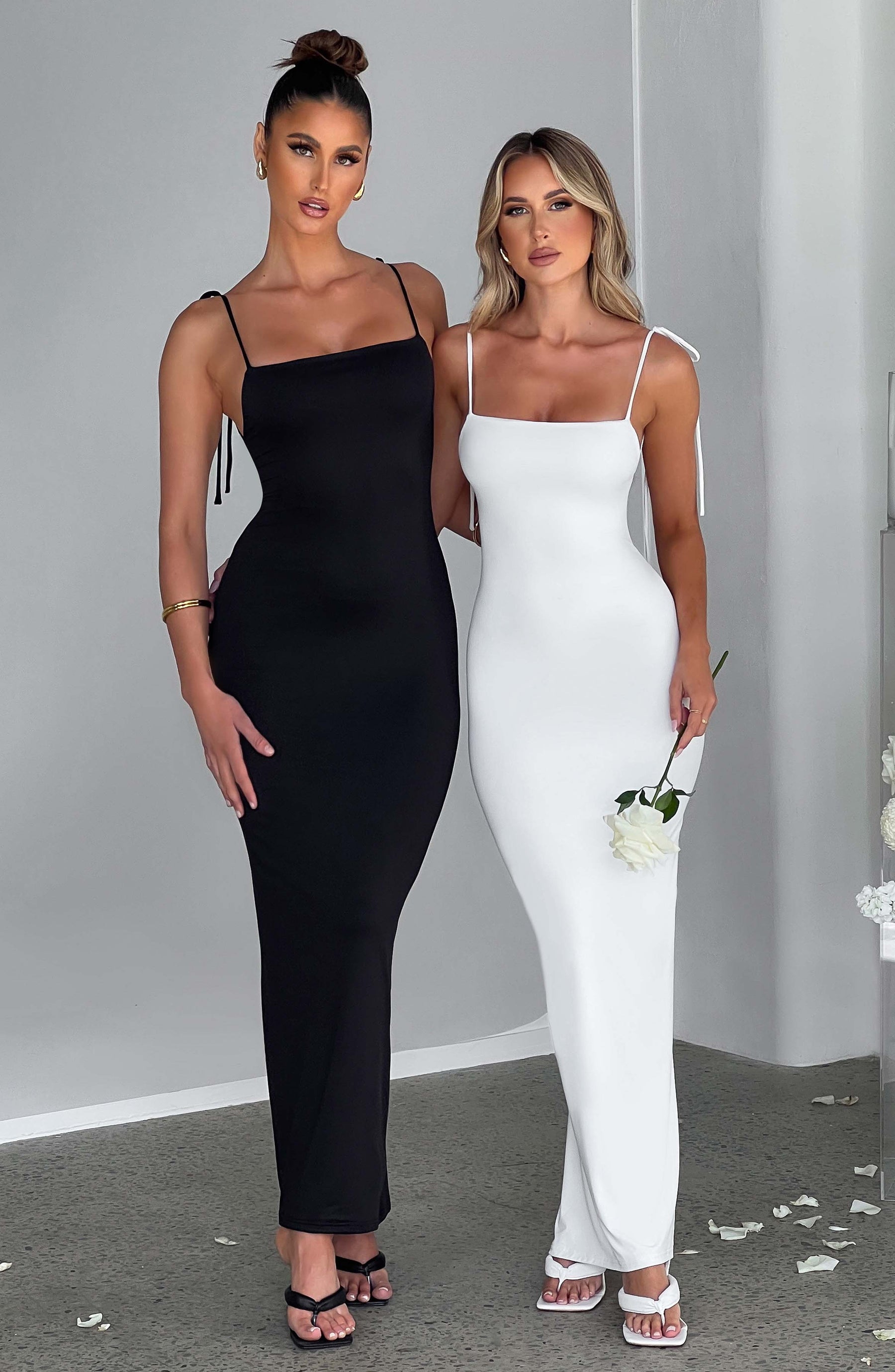 Sanya Maxi Elbise - Beyaz