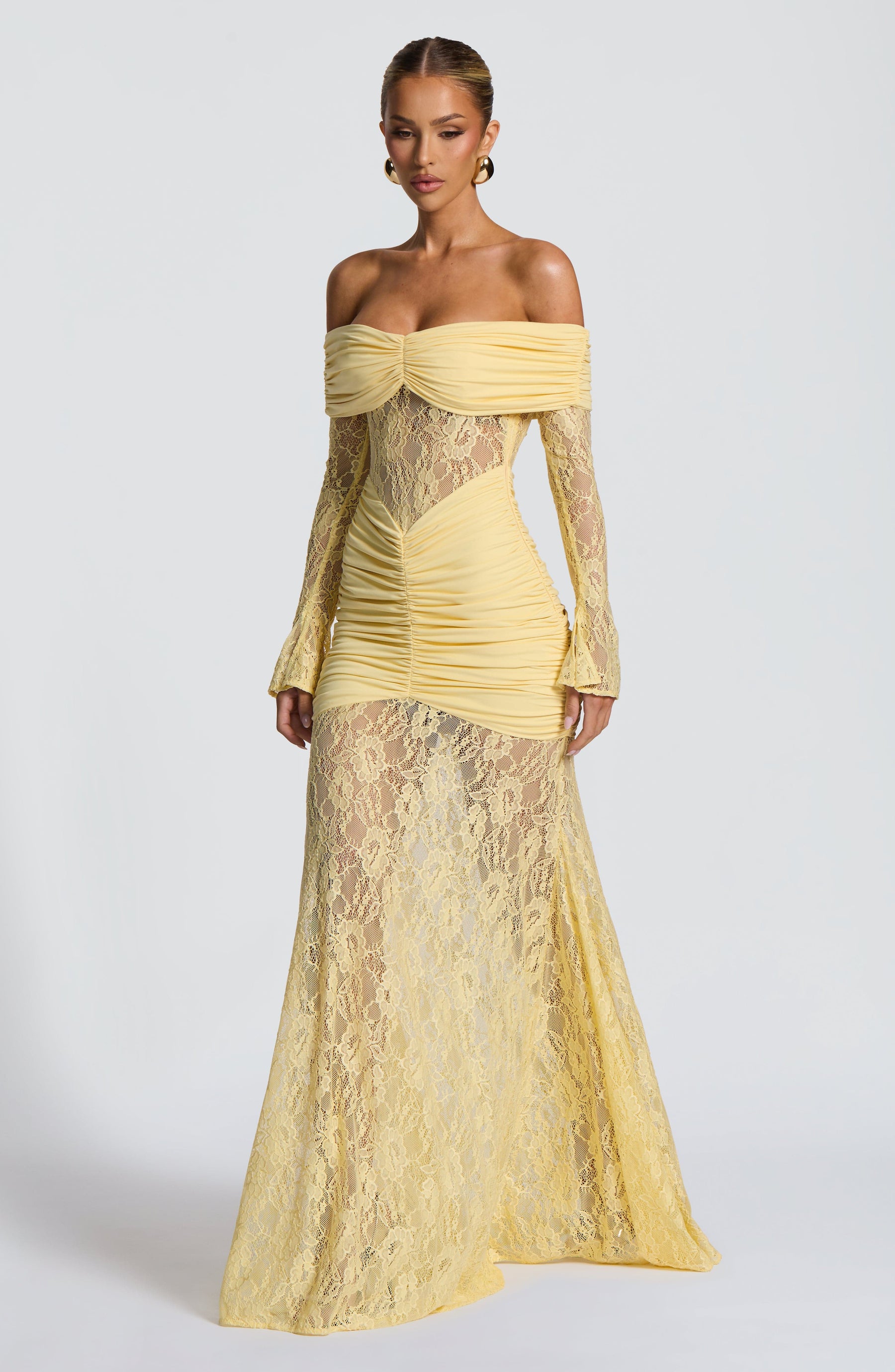 Sauline Maxi Elbise - Limon