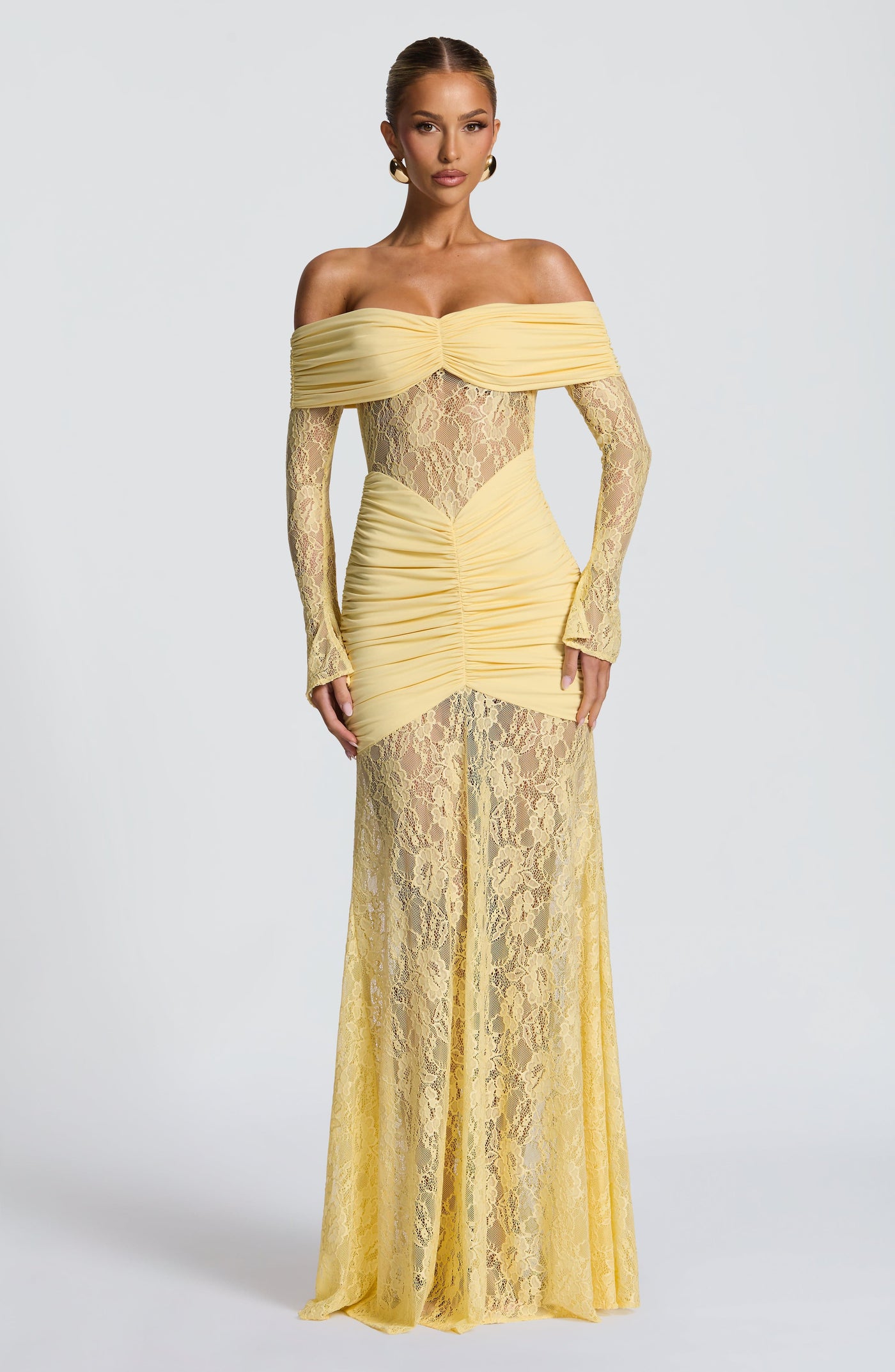 Sauline Maxi Elbise - Limon