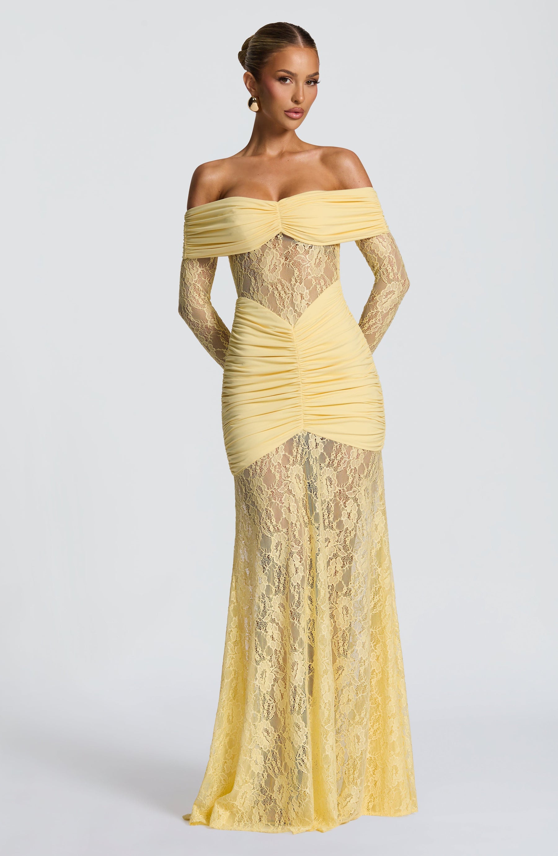 Sauline Maxi Elbise - Limon