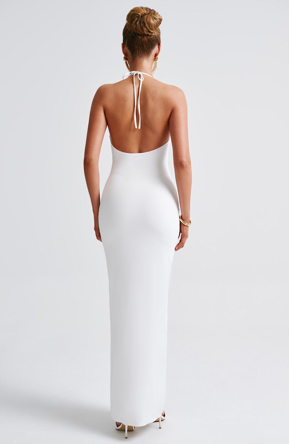 Siaira Maxi Elbise - Beyaz