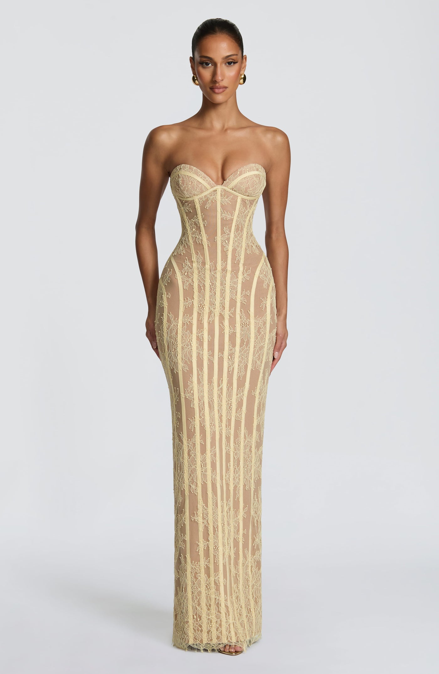 Sian Maxi Elbise - Limon