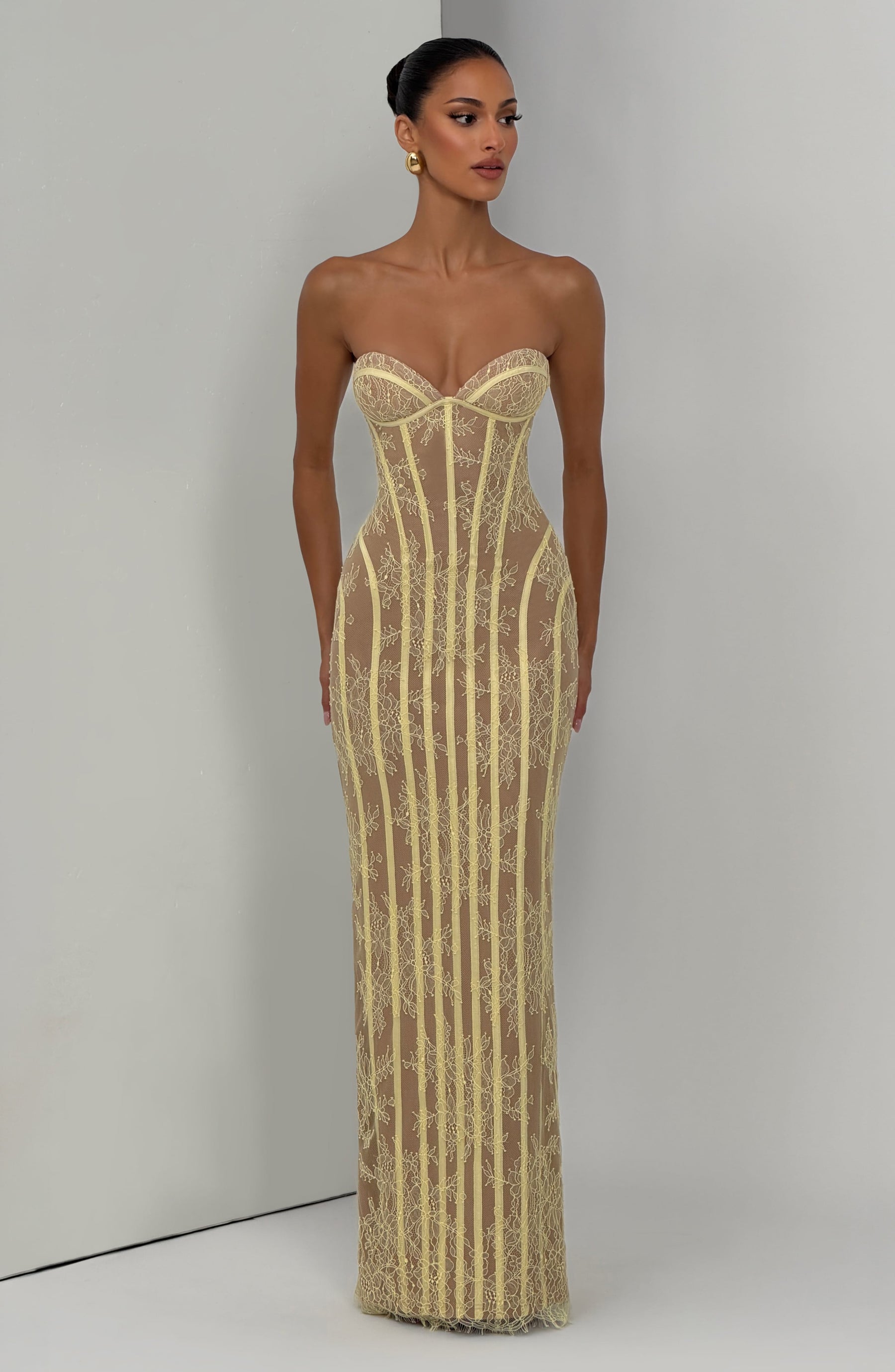 Sian Maxi Elbise - Limon