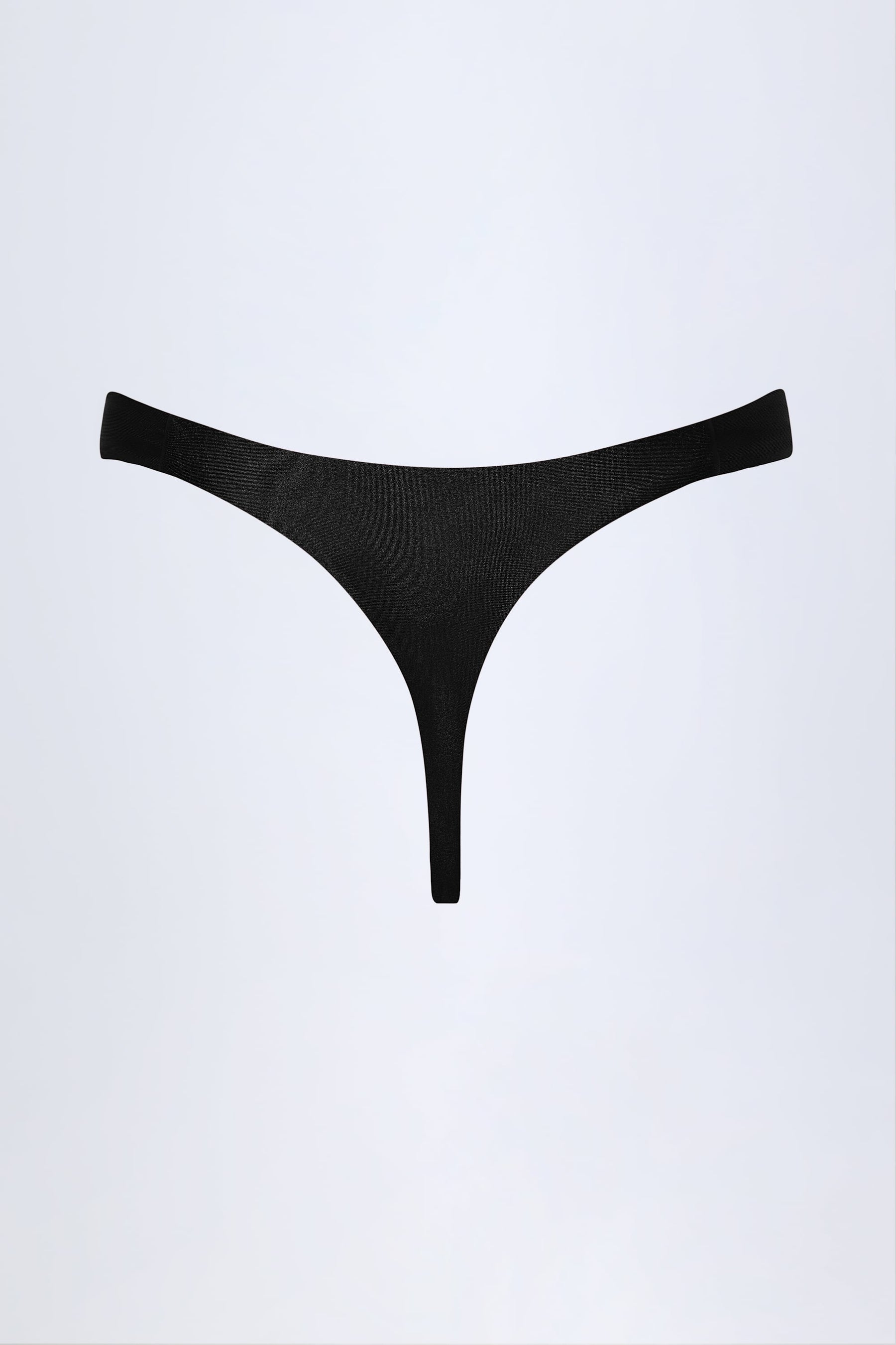 Siyah Renkli, Metal Detaylı Tanga Bikini Altı
