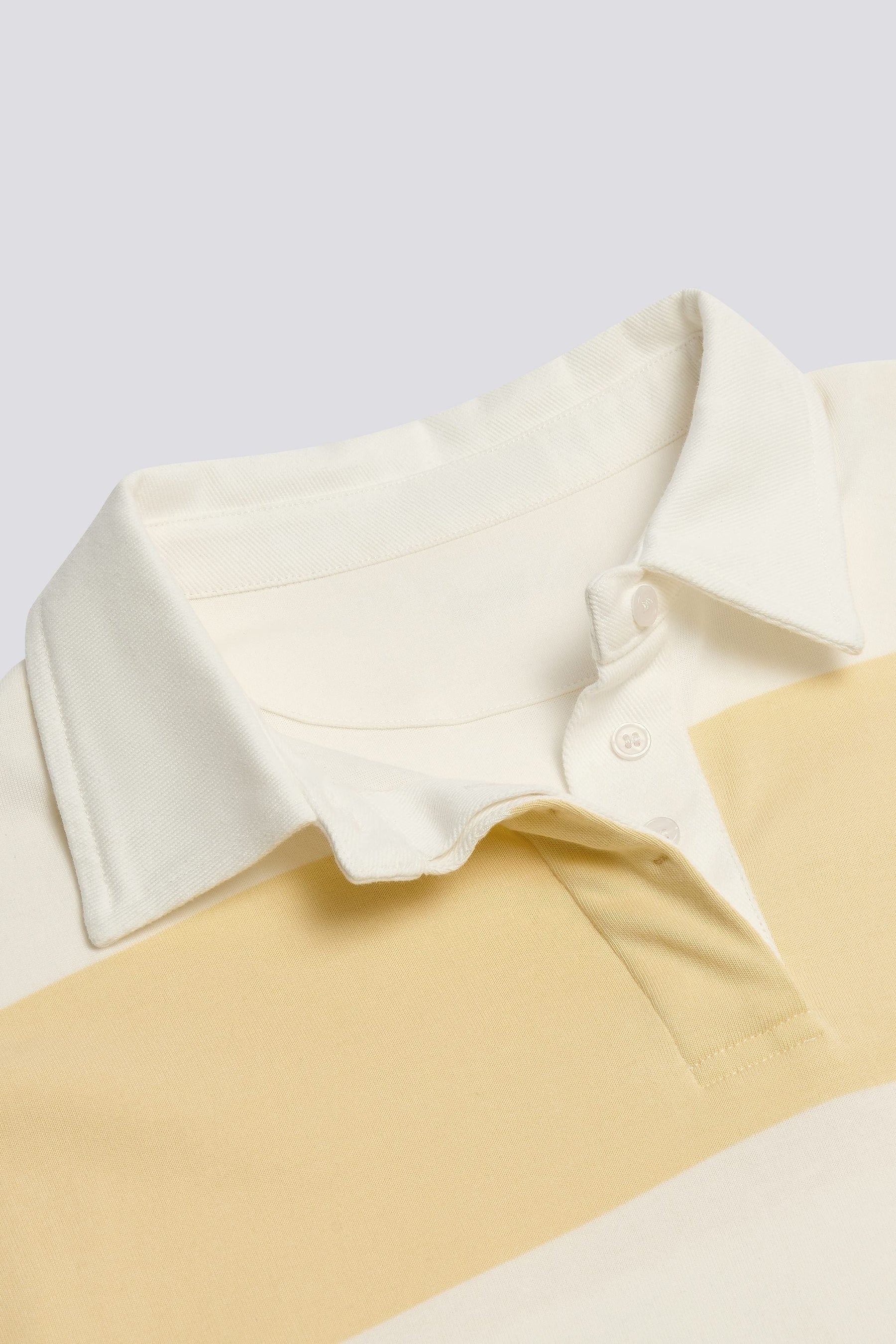 Limon Rengi Çizgili Oversize Uzun Kollu Tişört