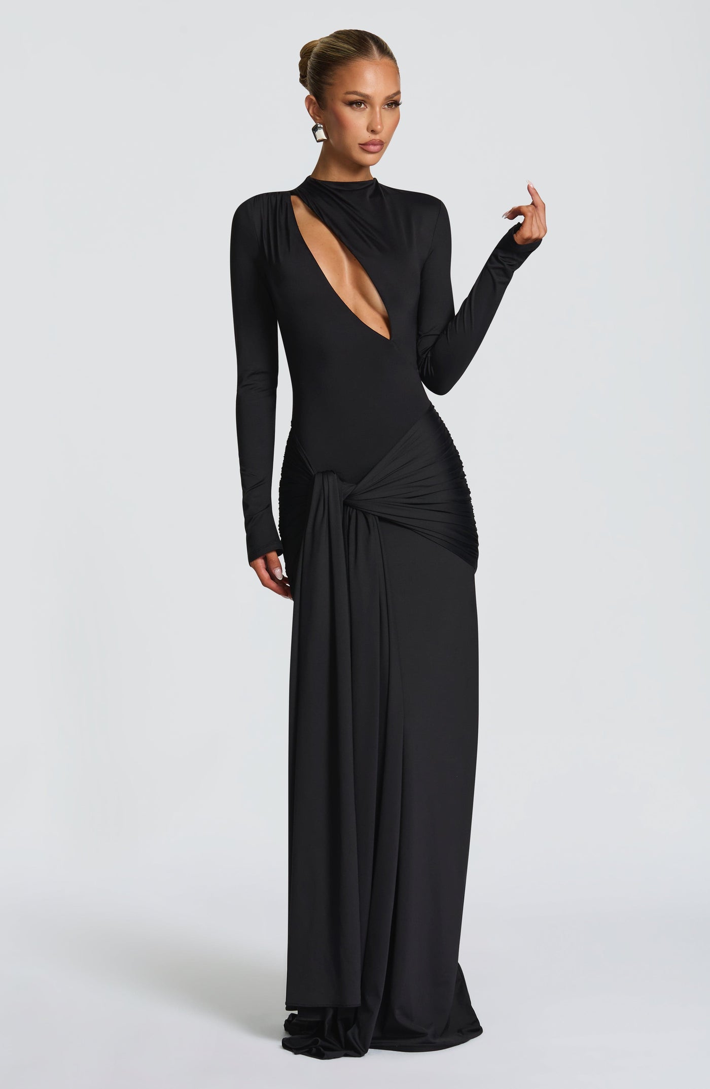 Tahnee Maxi Elbise - Siyah