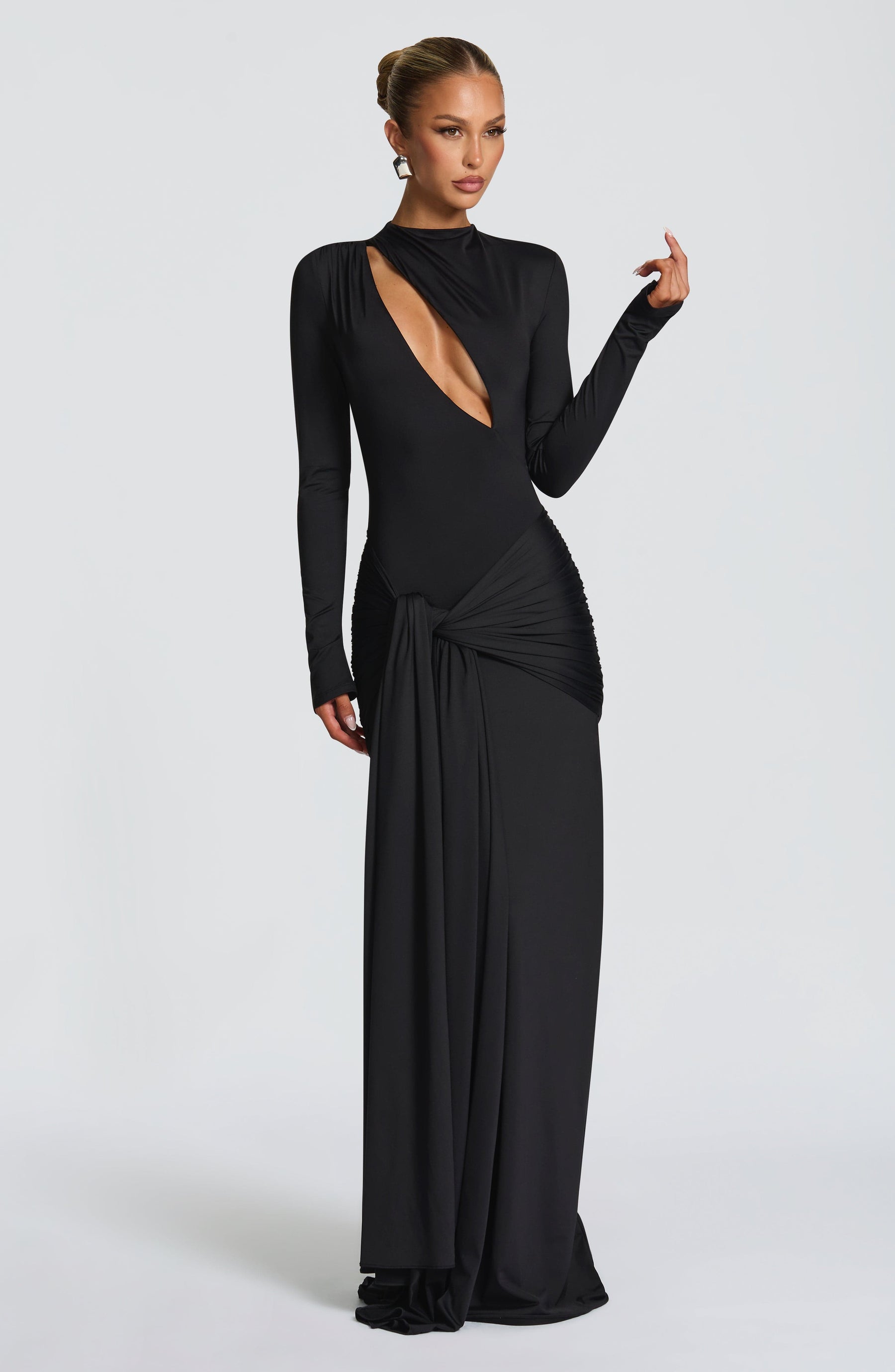 Tahnee Maxi Elbise - Siyah