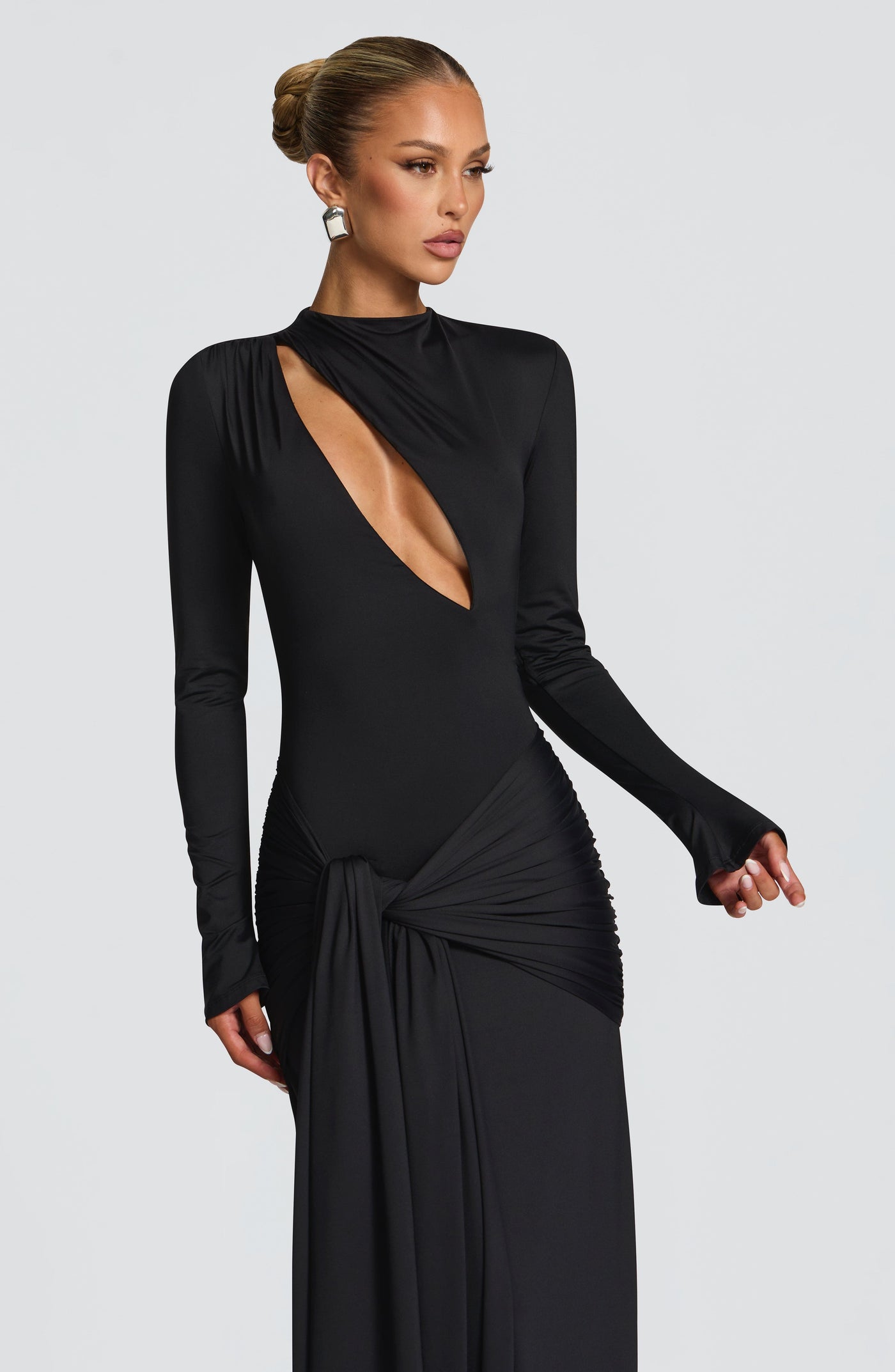 Tahnee Maxi Elbise - Siyah